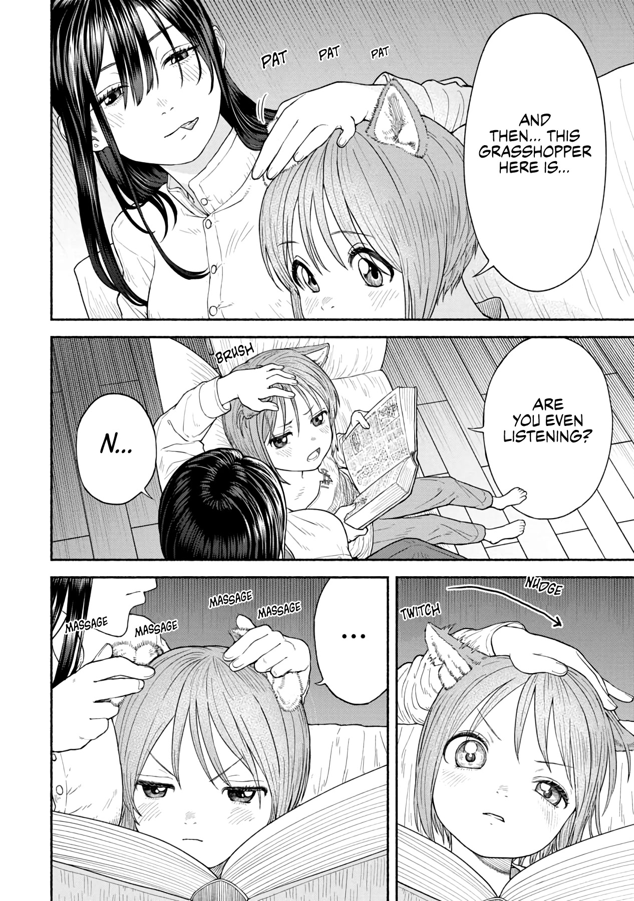 Female Knight and the Kemonomimi Child Chapter 4 page 4 - Chapter 4: Grasshopper Book