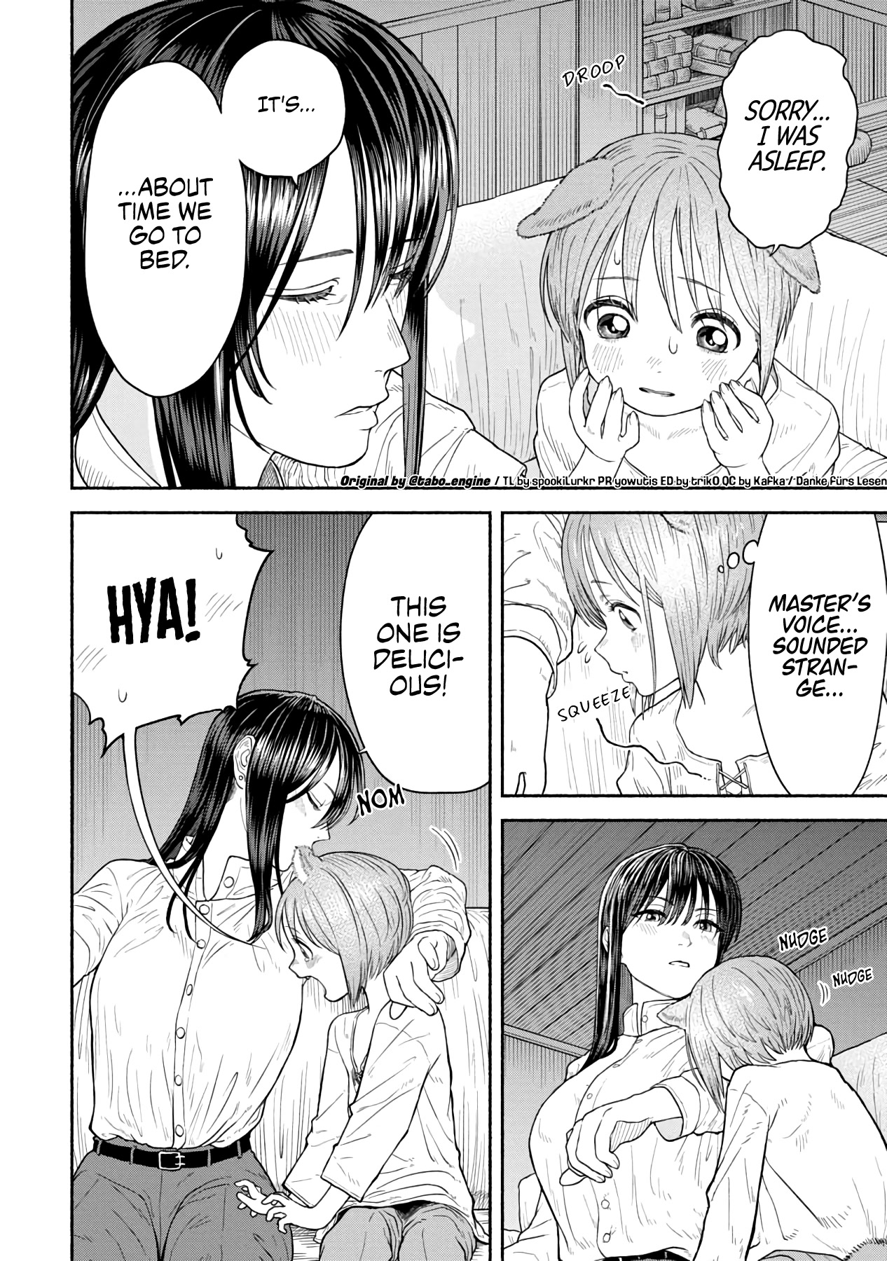 Female Knight and the Kemonomimi Child Chapter 4 page 8 - Chapter 4: Grasshopper Book