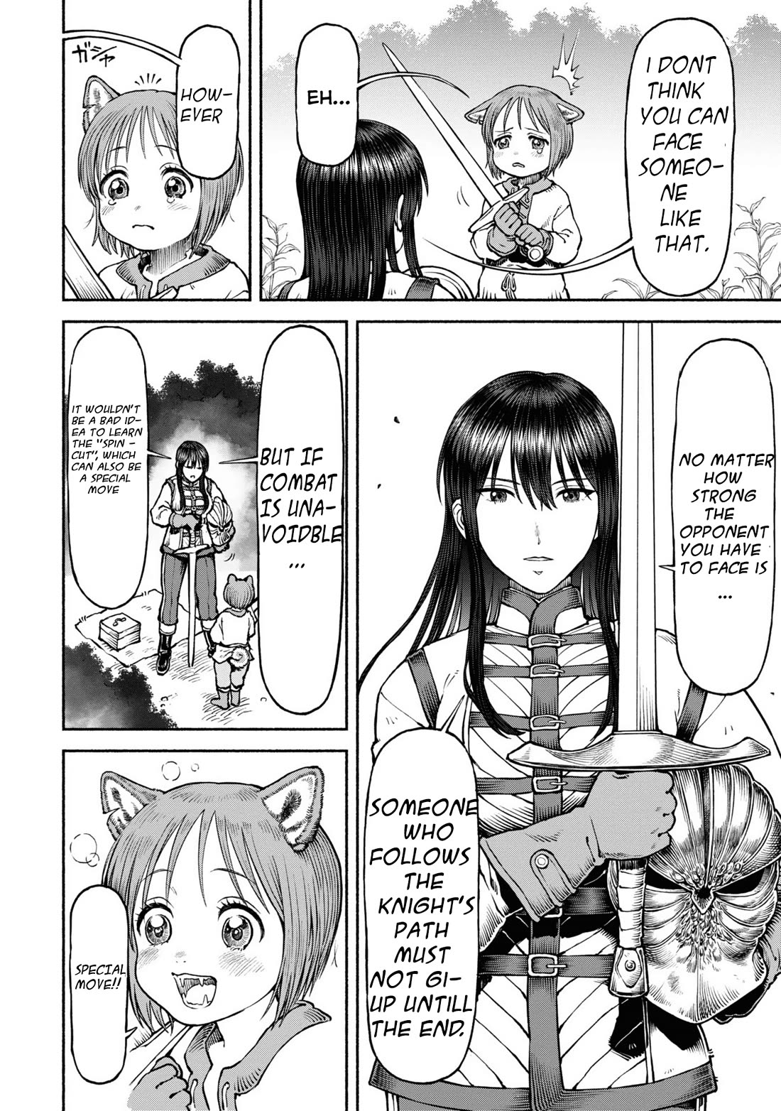 Female Knight and the Kemonomimi Child Chapter 40 page 2 - Chapter 40: ROTATORY SLAYER!