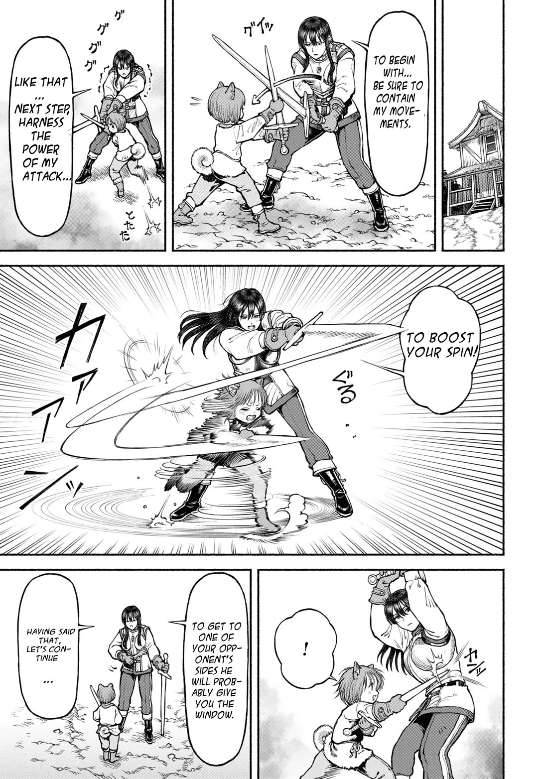 Female Knight and the Kemonomimi Child Chapter 40 page 3 - Chapter 40: ROTATORY SLAYER!
