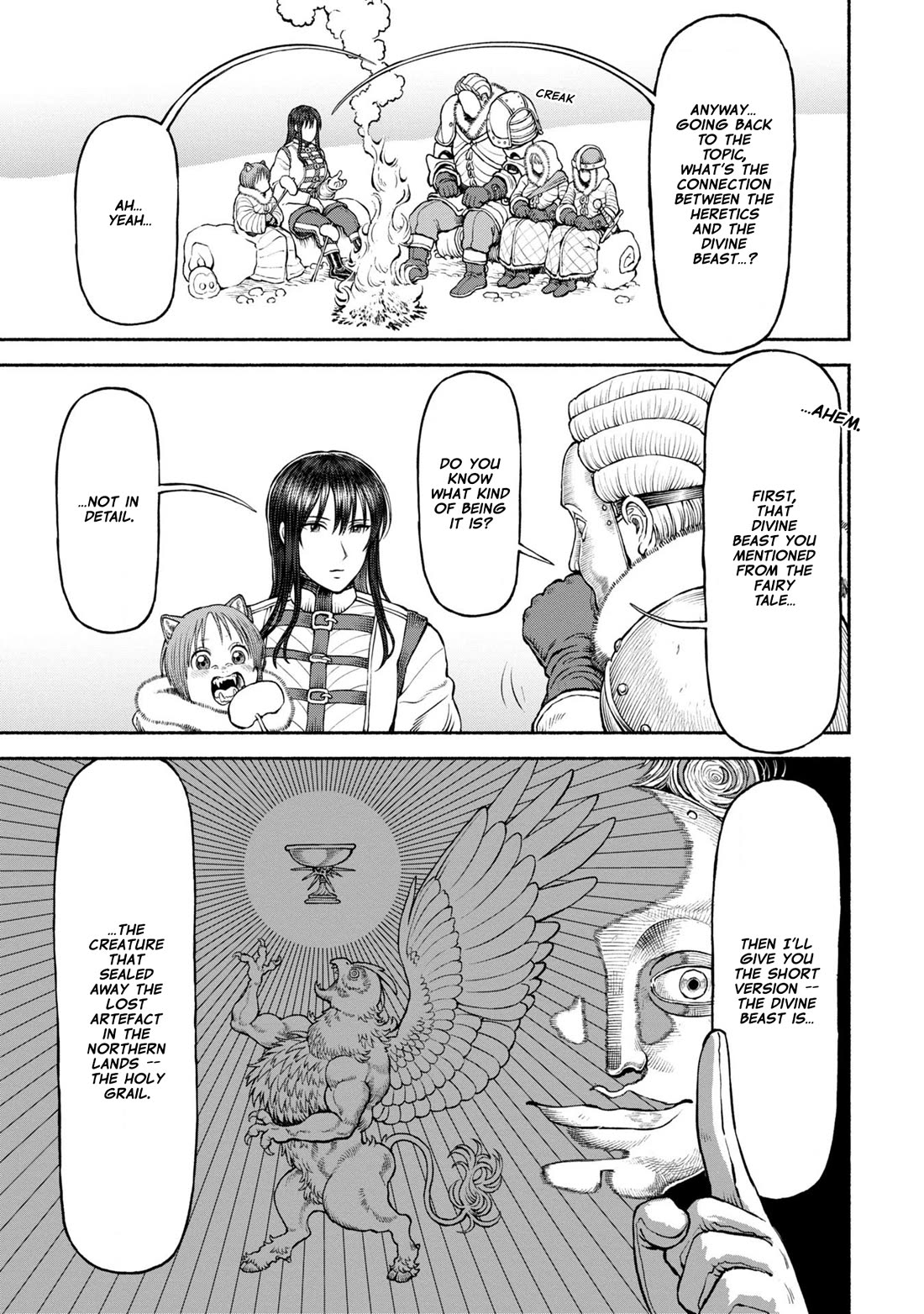 Female Knight and the Kemonomimi Child Chapter 44 page 5 - Chapter 44: Legend of the Divine Beast