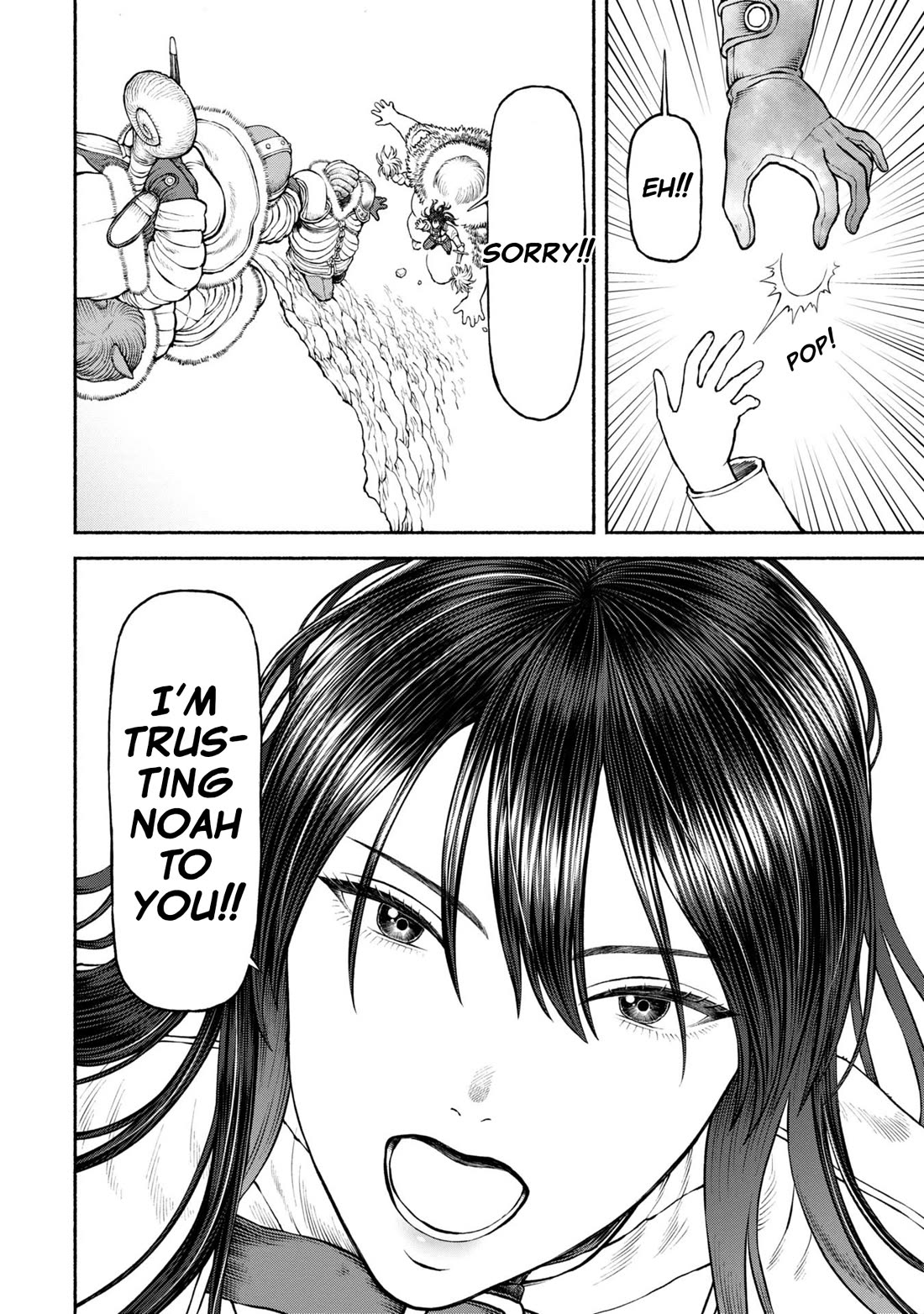 Female Knight and the Kemonomimi Child Chapter 46 page 14 - Chapter 46: Deadly Battle on the Snowy Mountain