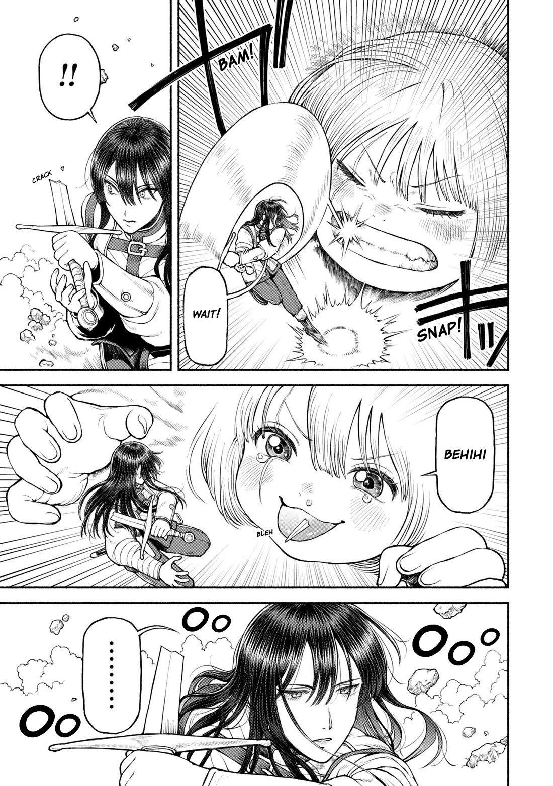 Female Knight and the Kemonomimi Child Chapter 46 page 5 - Chapter 46: Deadly Battle on the Snowy Mountain