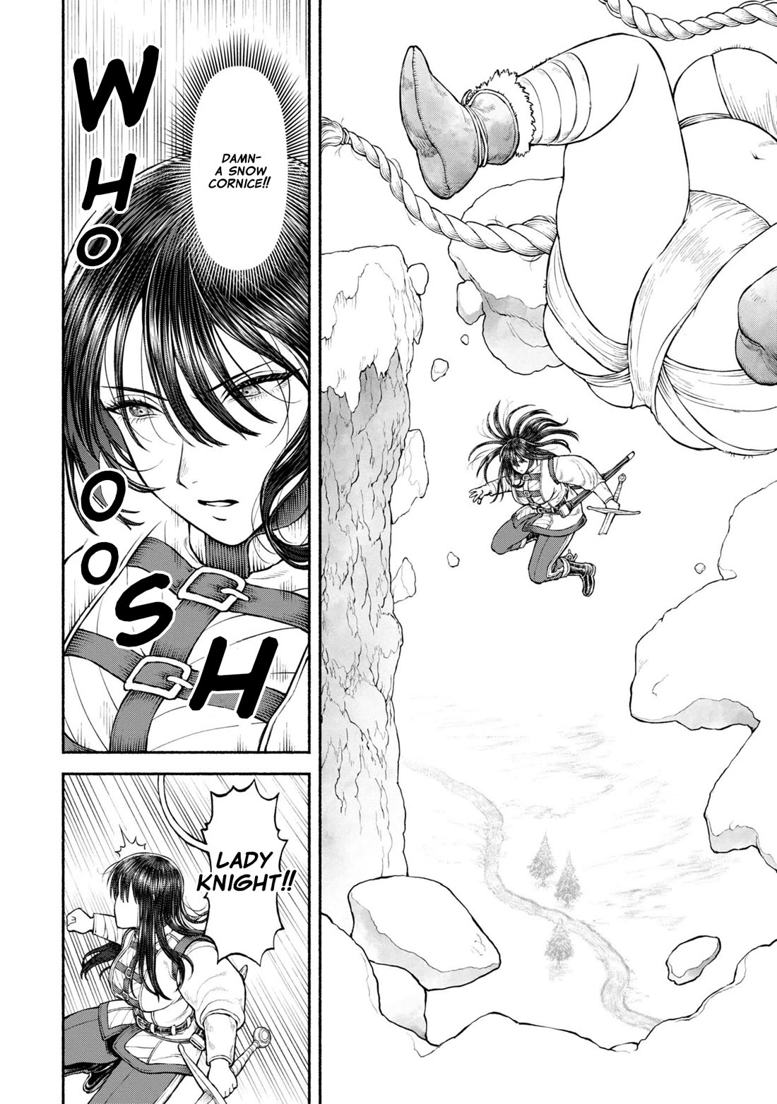 Female Knight and the Kemonomimi Child Chapter 46 page 8 - Chapter 46: Deadly Battle on the Snowy Mountain
