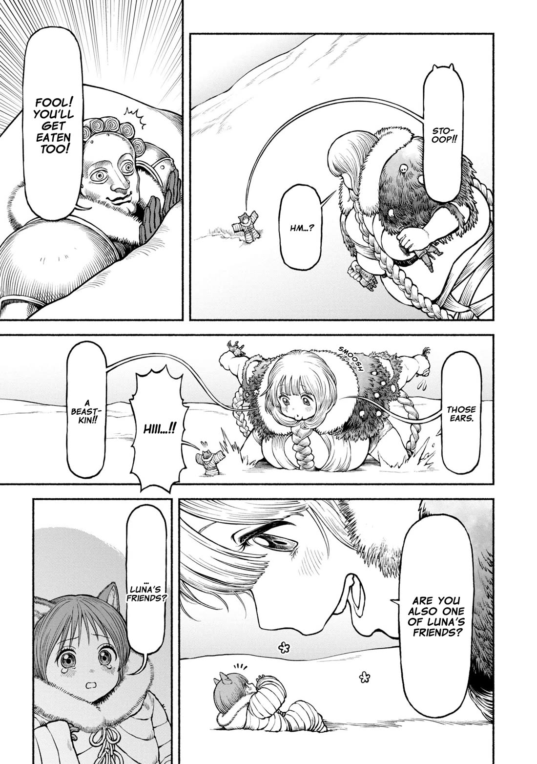Female Knight and the Kemonomimi Child Chapter 48 page 3 - Chapter 48: Luna's Friends
