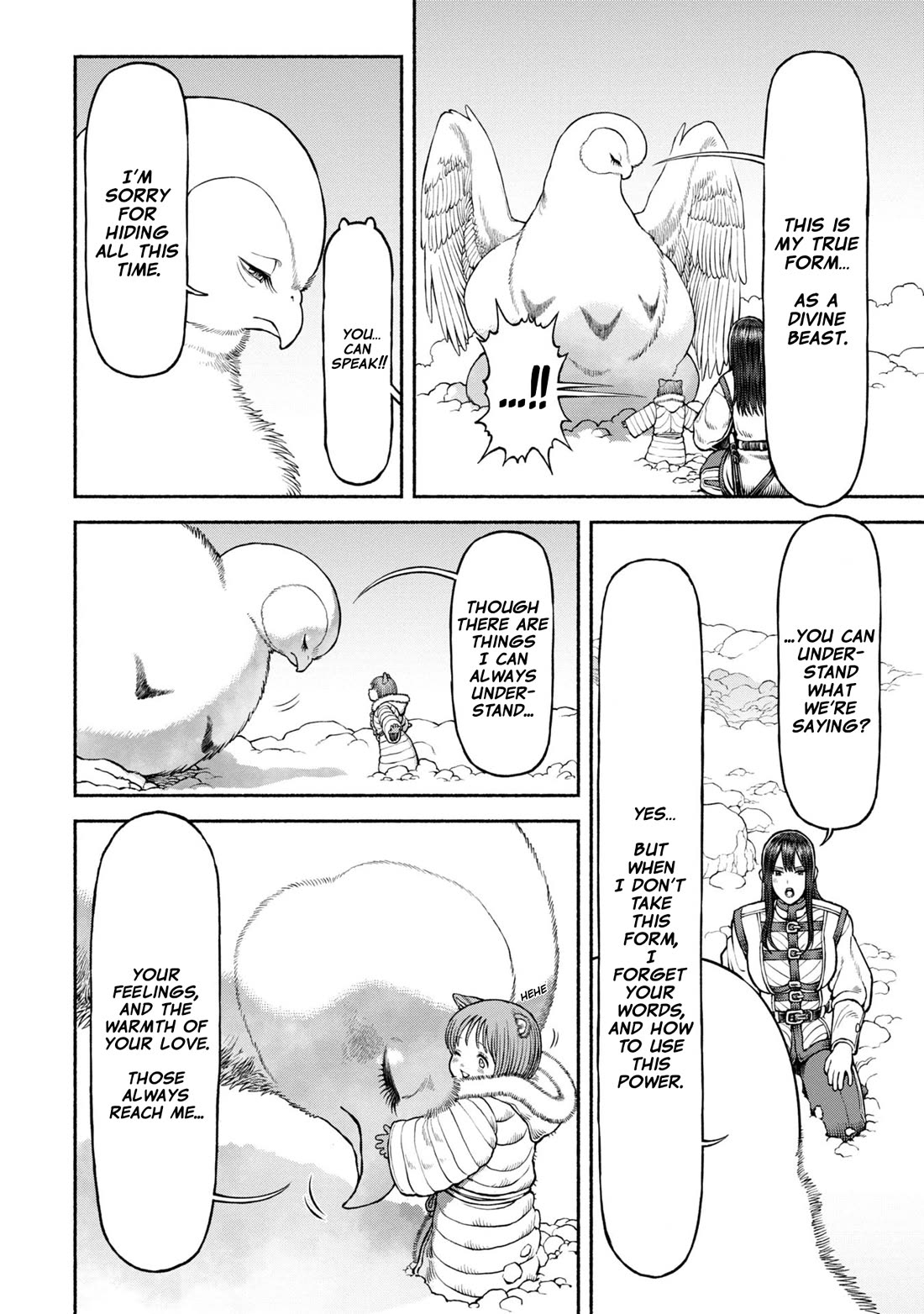 Female Knight and the Kemonomimi Child Chapter 49 page 14 - Chapter 49: The Divine Beast's Mission