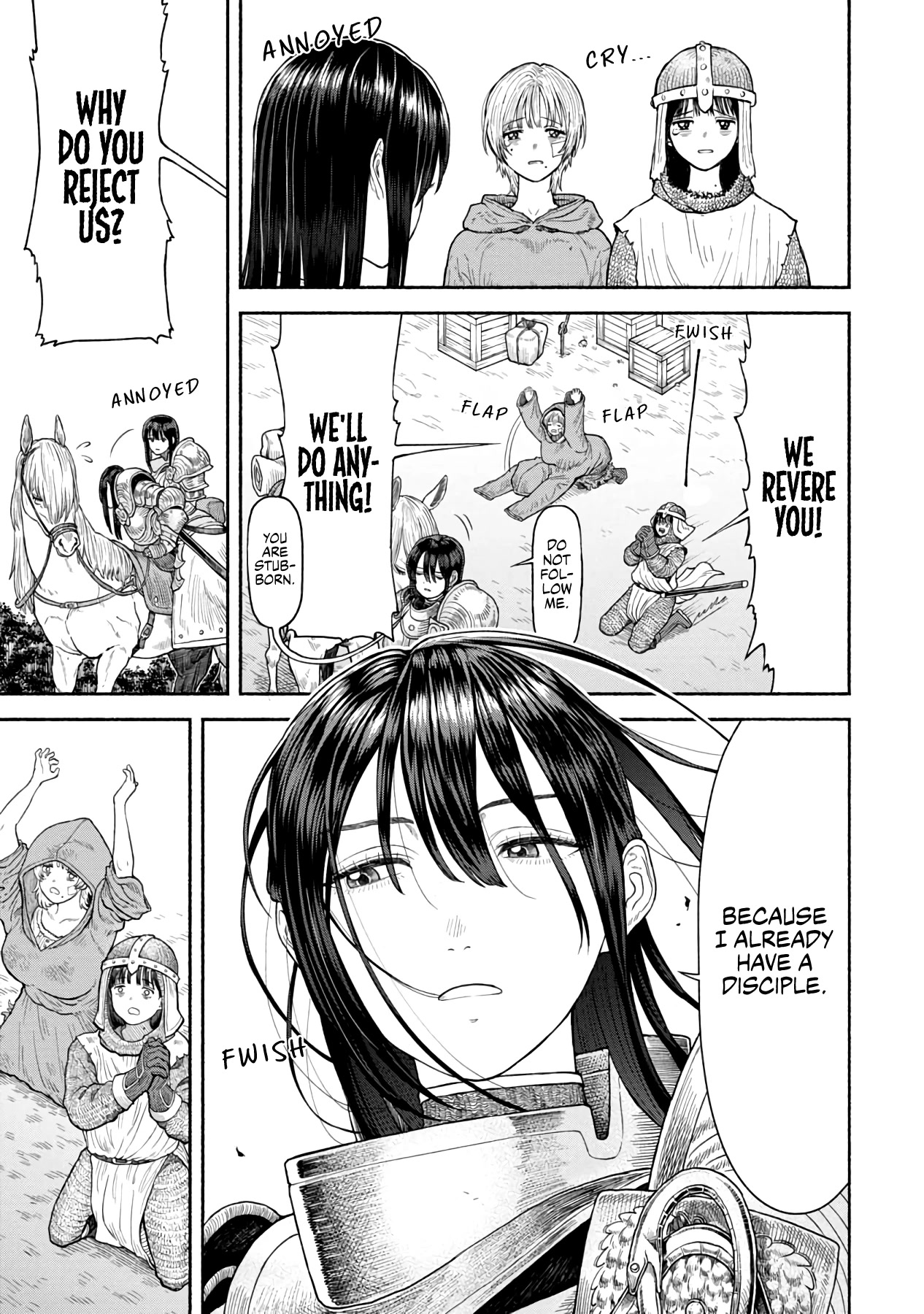 Female Knight and the Kemonomimi Child Chapter 5 page 3 - Chapter 5: Wait for Return