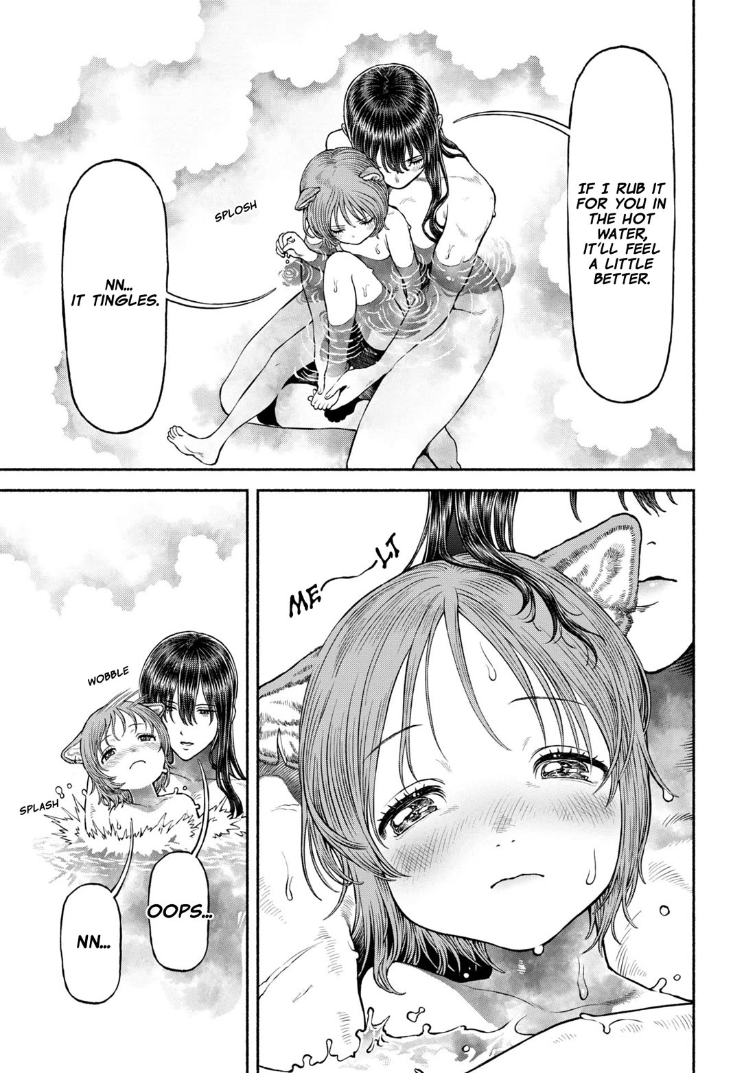 Female Knight and the Kemonomimi Child Chapter 50 page 13 - Chapter 50: Rest at the Hot Springs