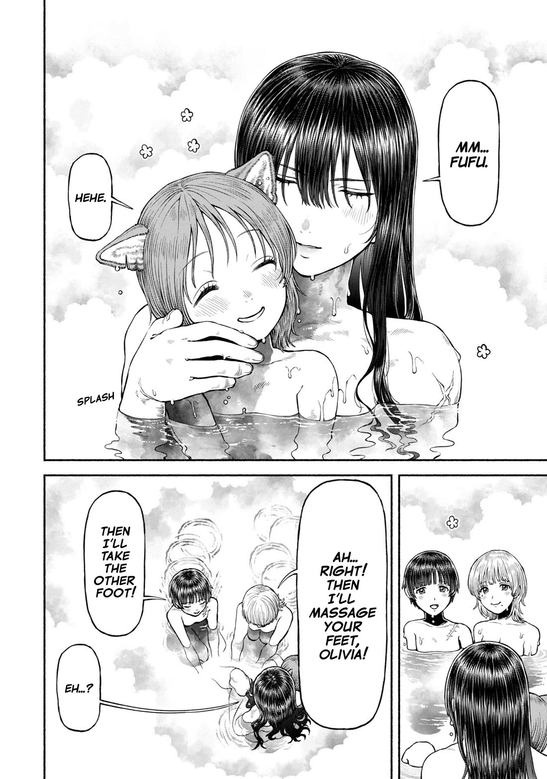 Female Knight and the Kemonomimi Child Chapter 50 page 14 - Chapter 50: Rest at the Hot Springs