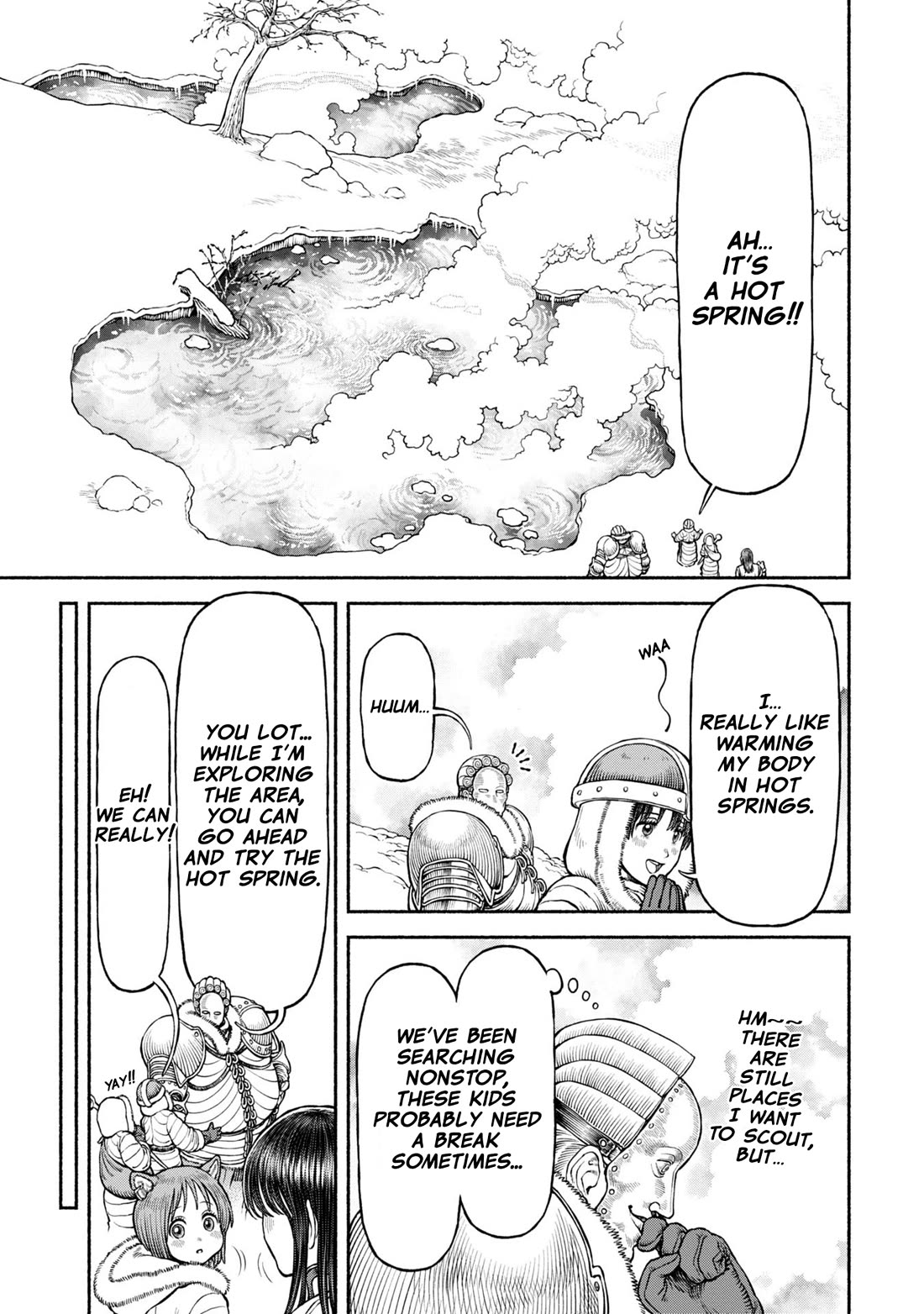 Female Knight and the Kemonomimi Child Chapter 50 page 5 - Chapter 50: Rest at the Hot Springs