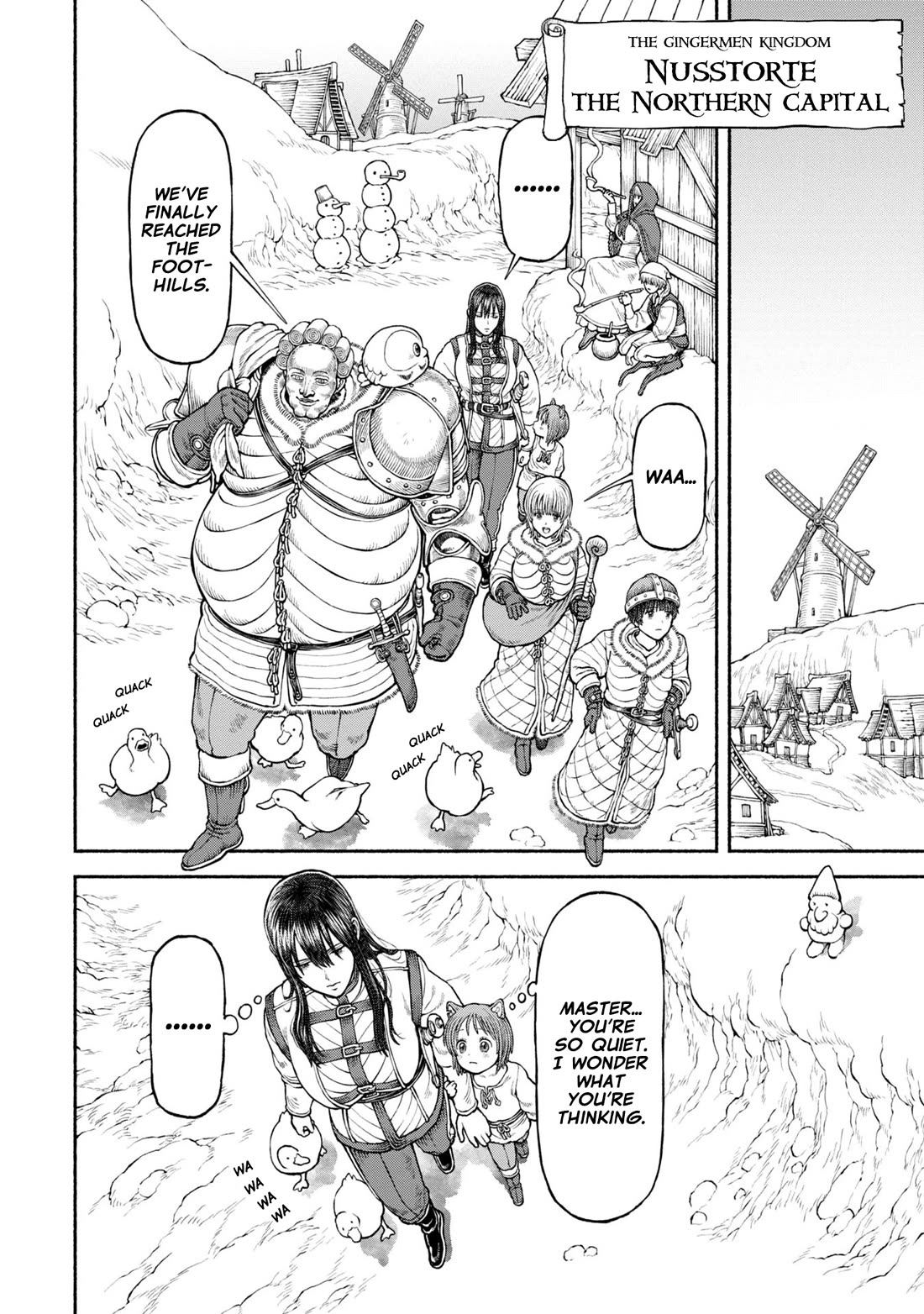 Female Knight and the Kemonomimi Child Chapter 51 page 1 - Chapter 51: In the Northern Capital