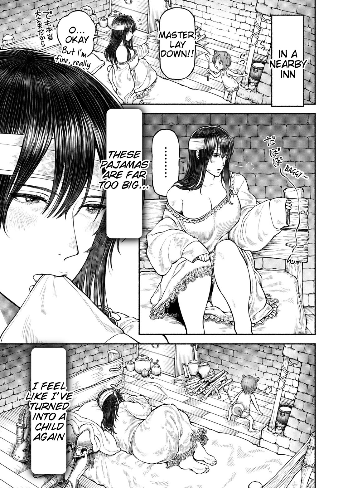 Female Knight and the Kemonomimi Child Chapter 53.5 page 4 - Chapter 53.5: A Blessing in Disguise