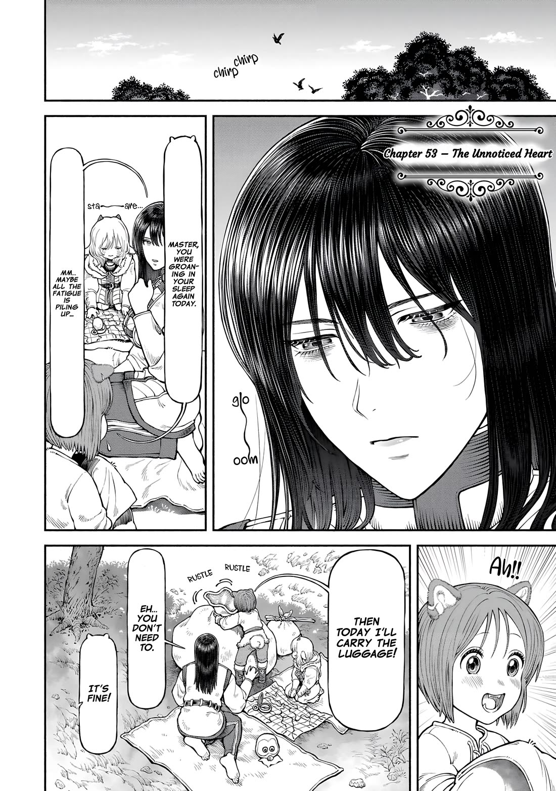Female Knight and the Kemonomimi Child Chapter 53 page 1 - Chapter 53: The Unnoticed Heart