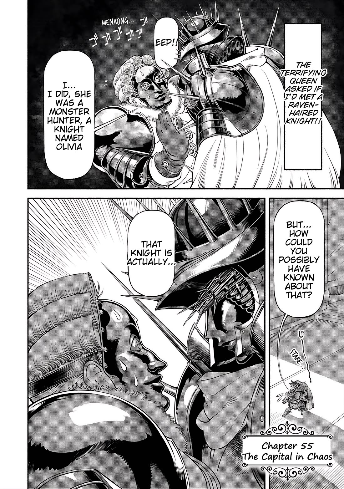 Female Knight and the Kemonomimi Child Chapter 55 page 1 - Chapter 55: The Capital in Chaos