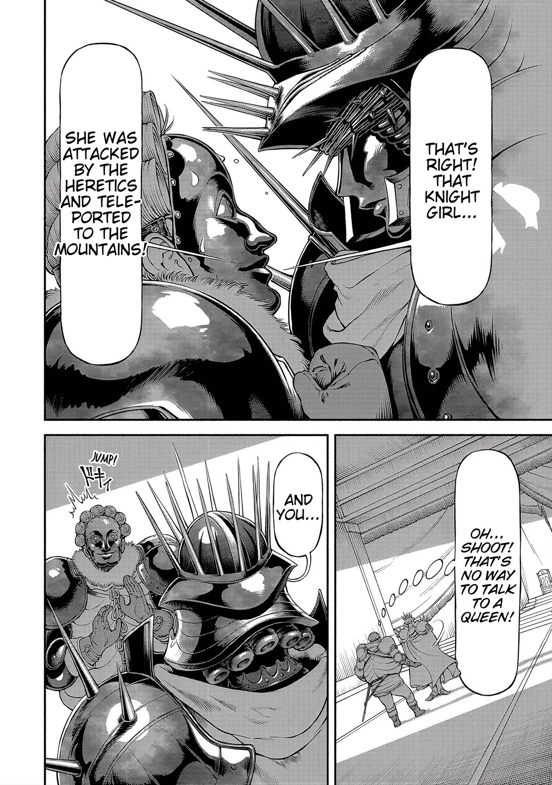 Female Knight and the Kemonomimi Child Chapter 55 page 3 - Chapter 55: The Capital in Chaos