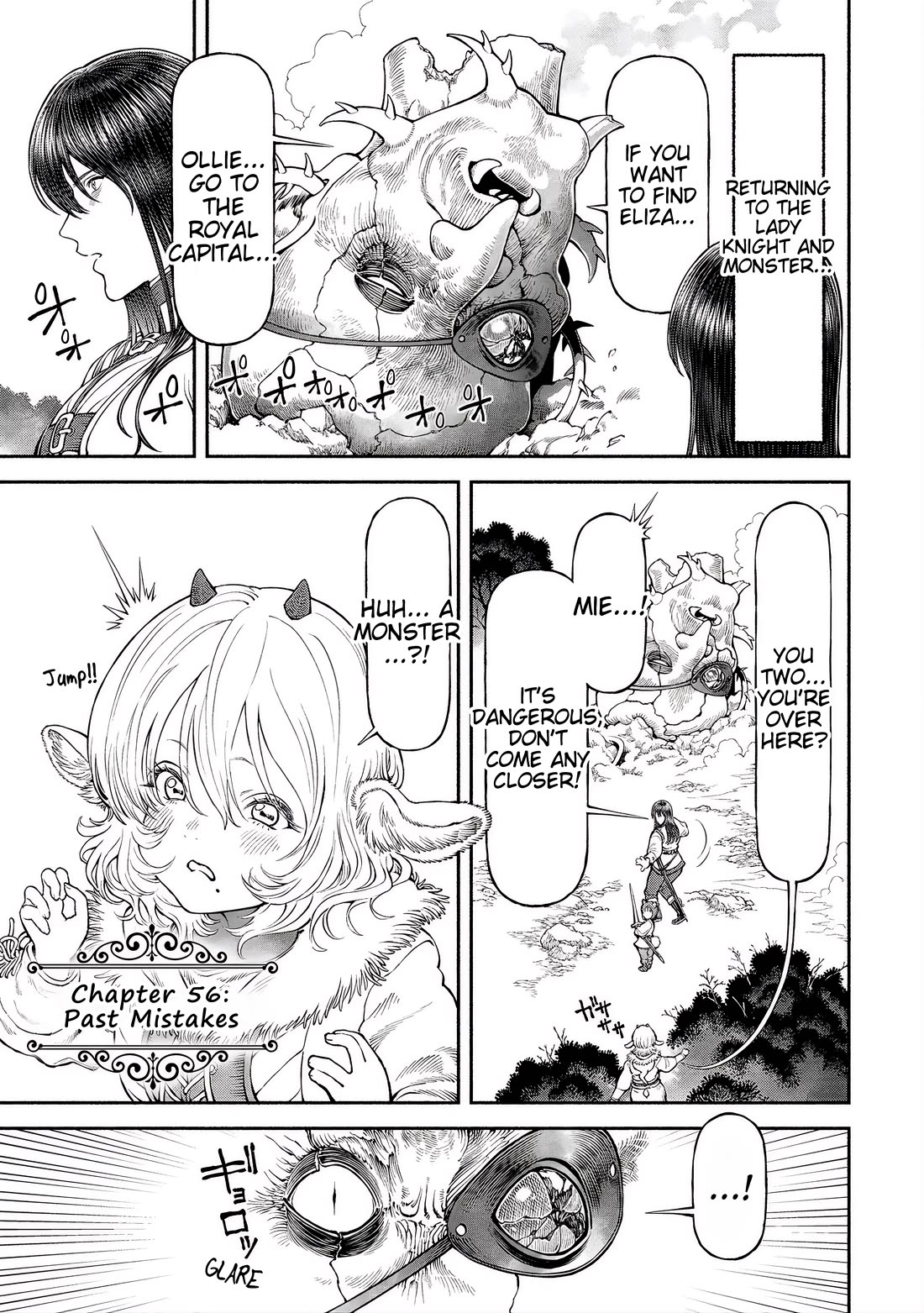 Female Knight and the Kemonomimi Child Chapter 56 page 1 - Chapter 56: Past Mistakes