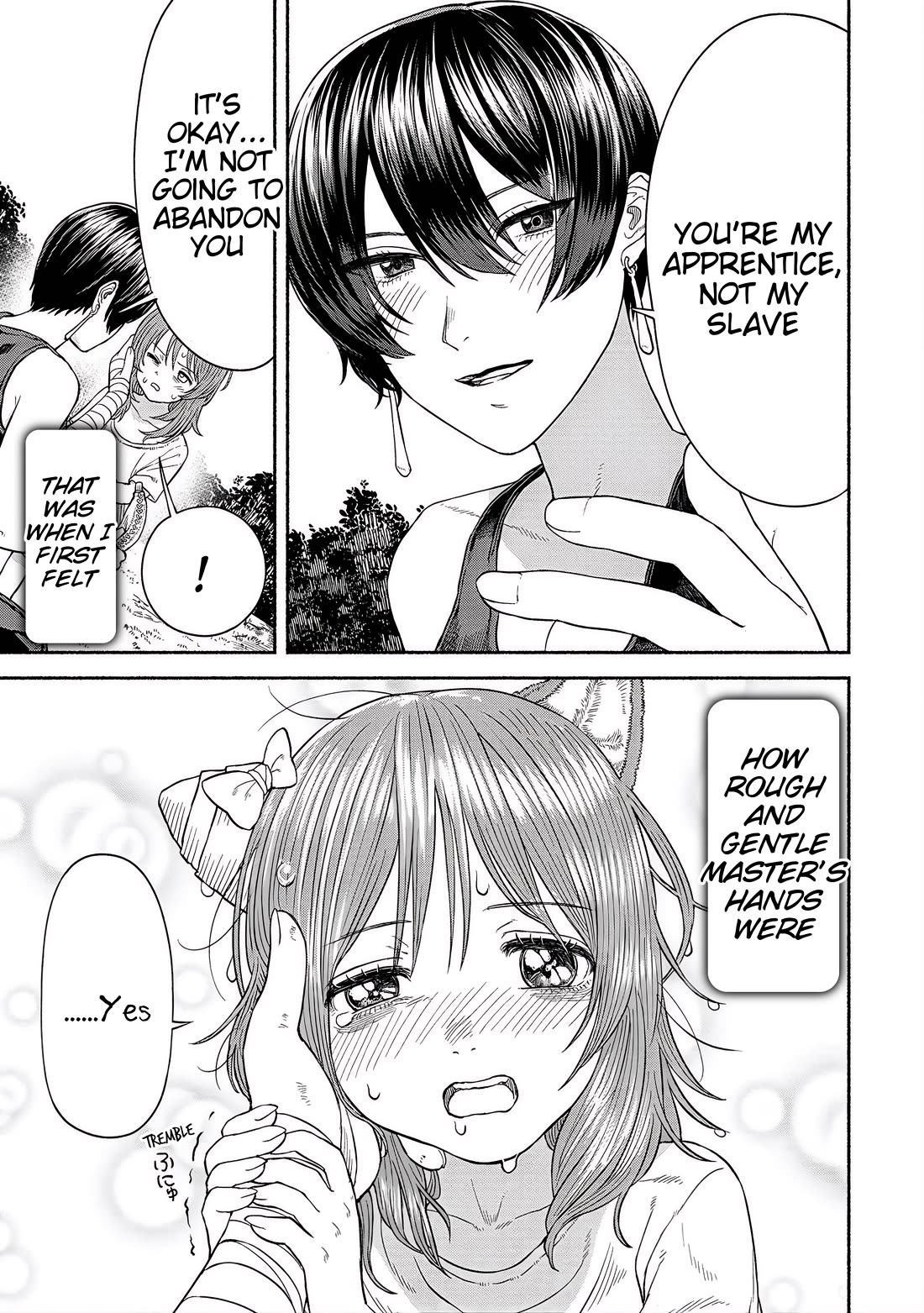 Female Knight and the Kemonomimi Child Chapter 58.1 page 7 - Chapter 58.1: A Slave's Nature