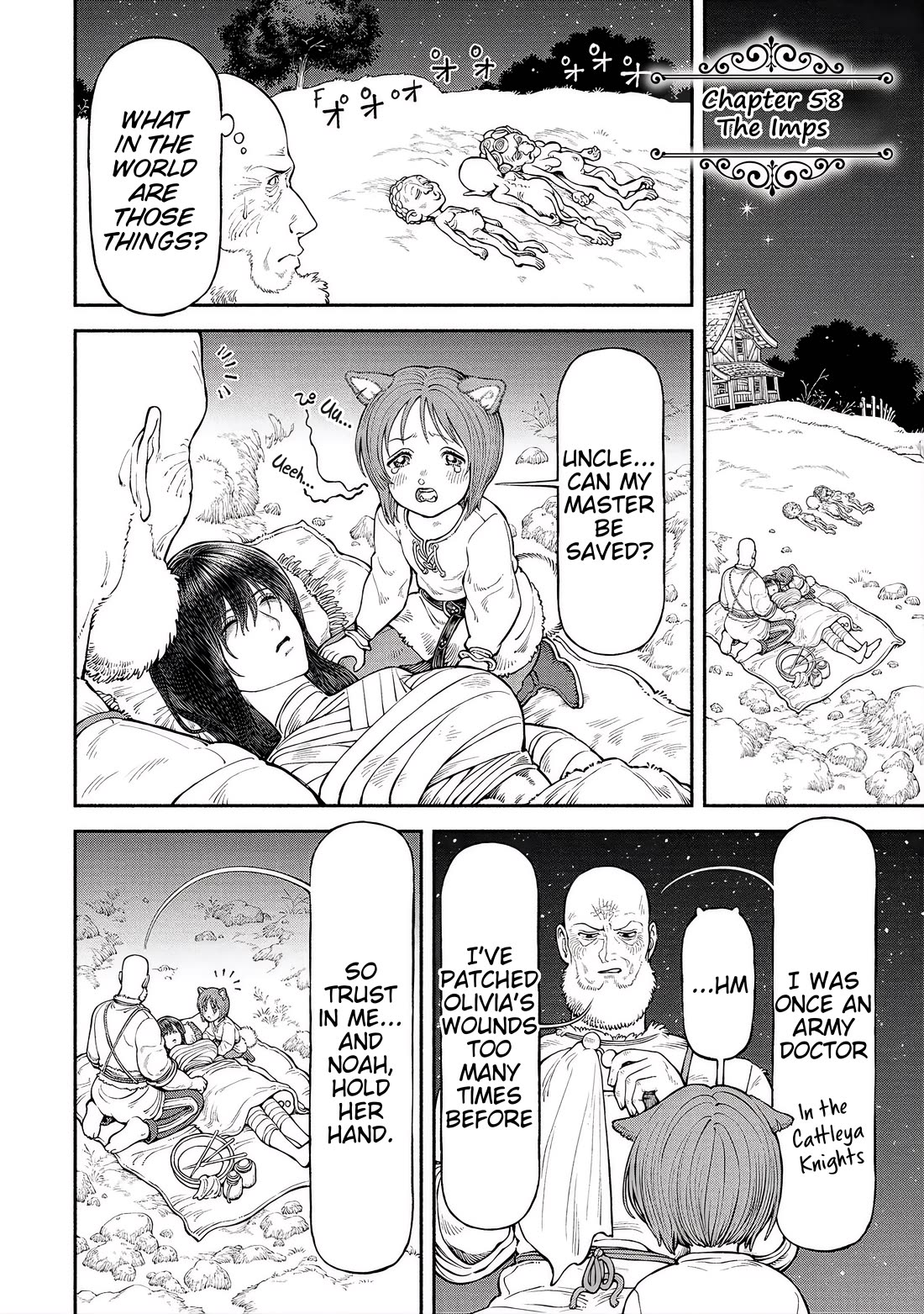 Female Knight and the Kemonomimi Child Chapter 58 page 1 - Chapter 58: The Imps