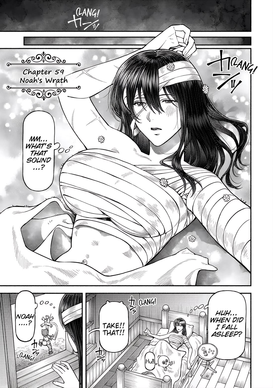 Female Knight and the Kemonomimi Child Chapter 59 page 1 - Chapter 59: Noah's Wrath