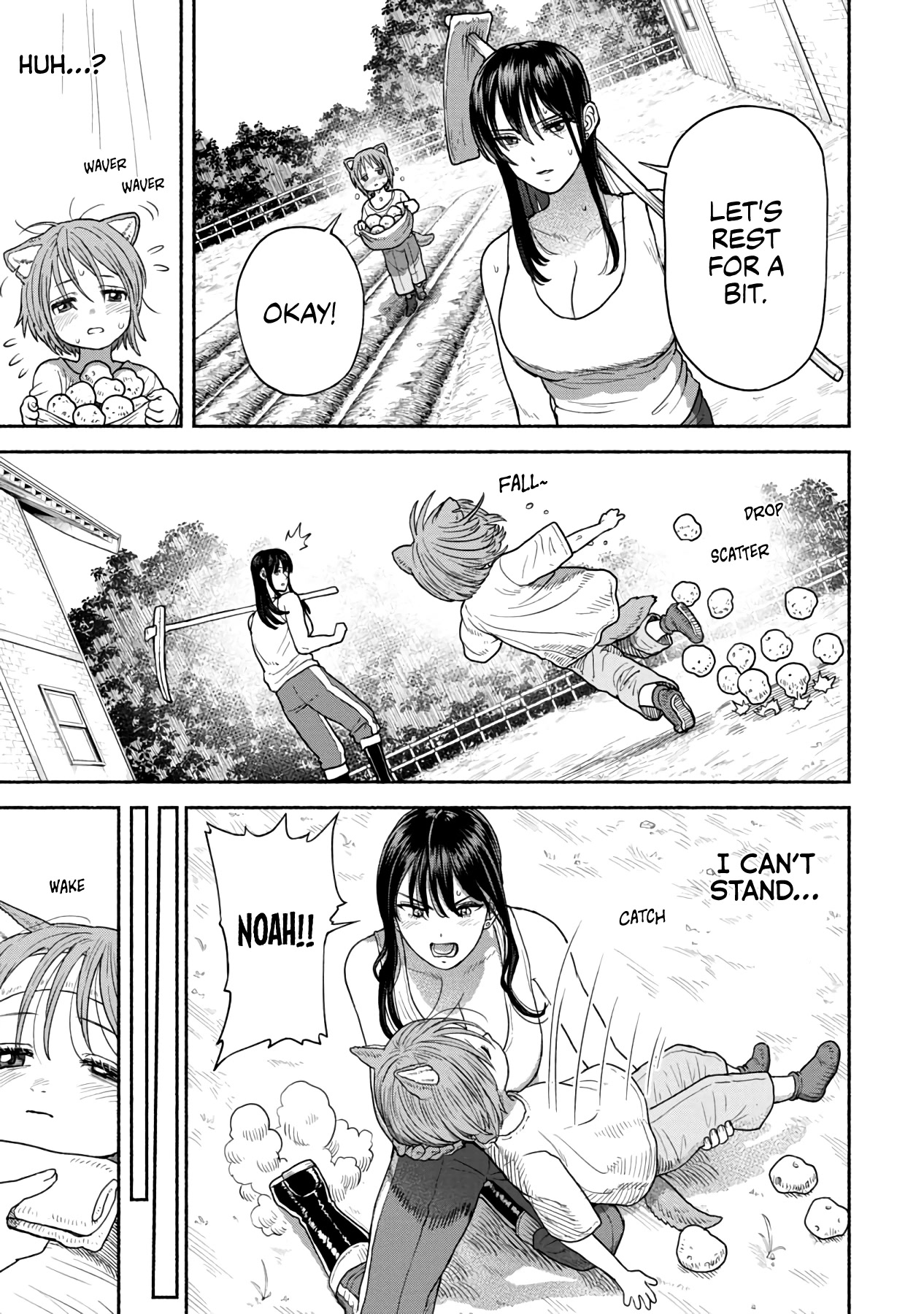 Female Knight and the Kemonomimi Child Chapter 6 page 2 - Chapter 6: Lap Pillow