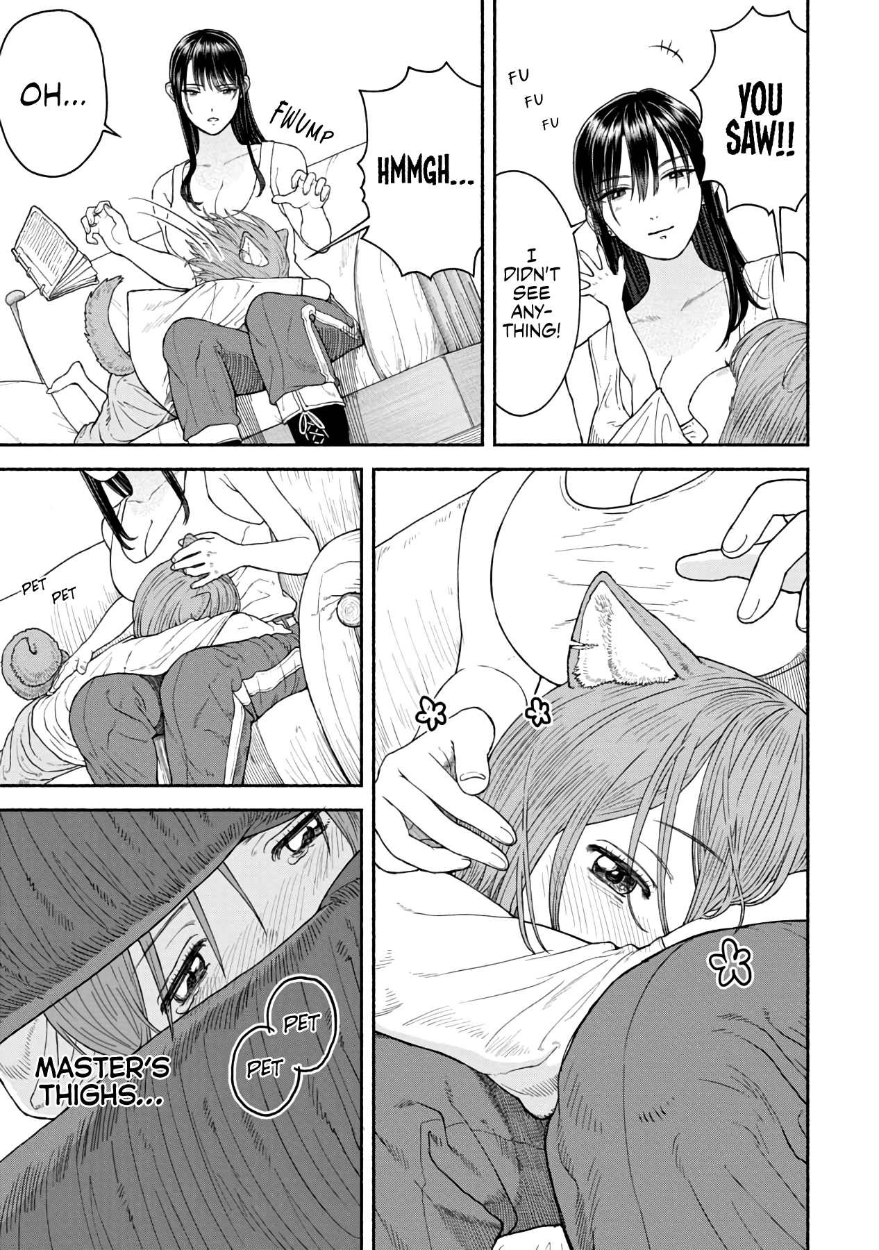 Female Knight and the Kemonomimi Child Chapter 6 page 6 - Chapter 6: Lap Pillow