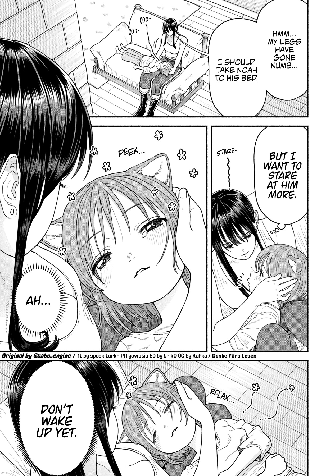 Female Knight and the Kemonomimi Child Chapter 6 page 8 - Chapter 6: Lap Pillow