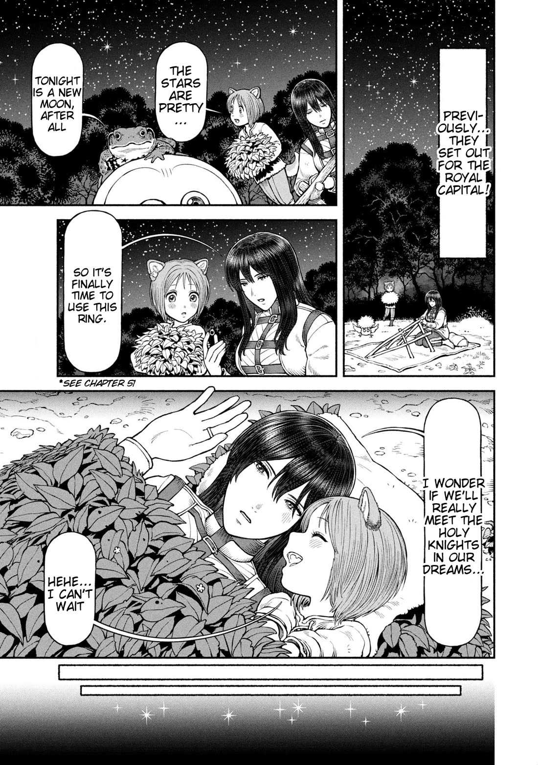 Female Knight and the Kemonomimi Child Chapter 63 page 1 - Chapter 63: In the Dream World