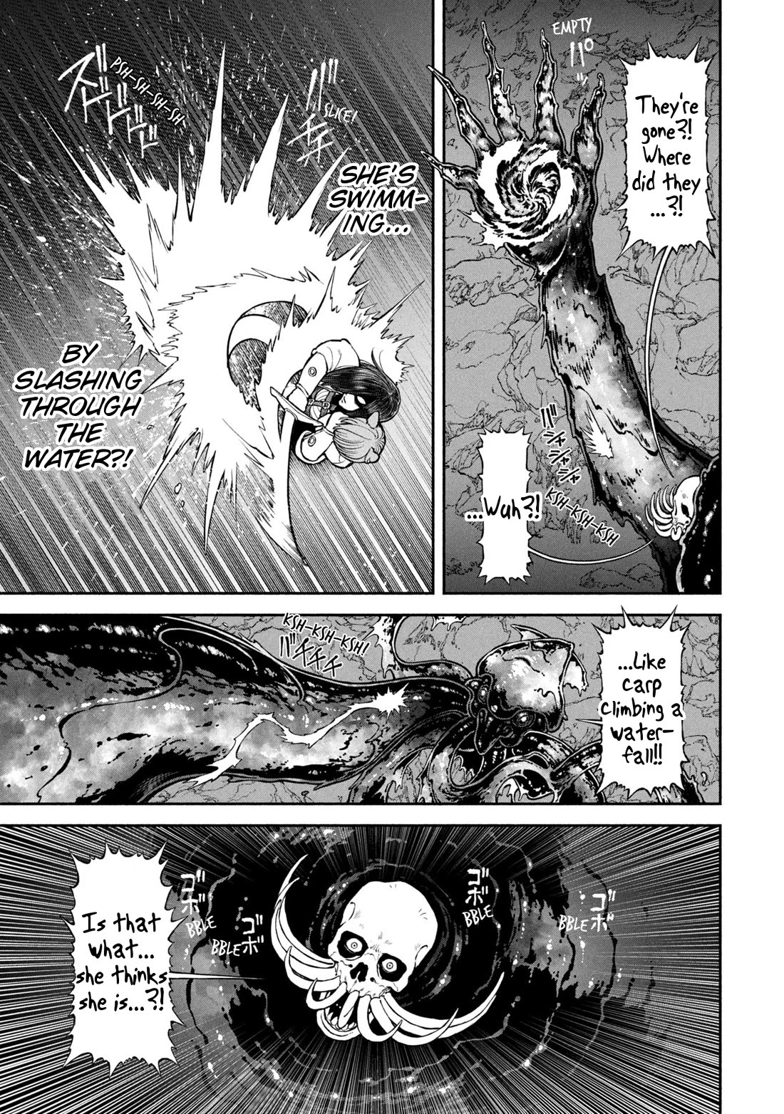 Female Knight and the Kemonomimi Child Chapter 64 page 5 - Chapter 64: Sword Technique "Waterfall Climbing"
