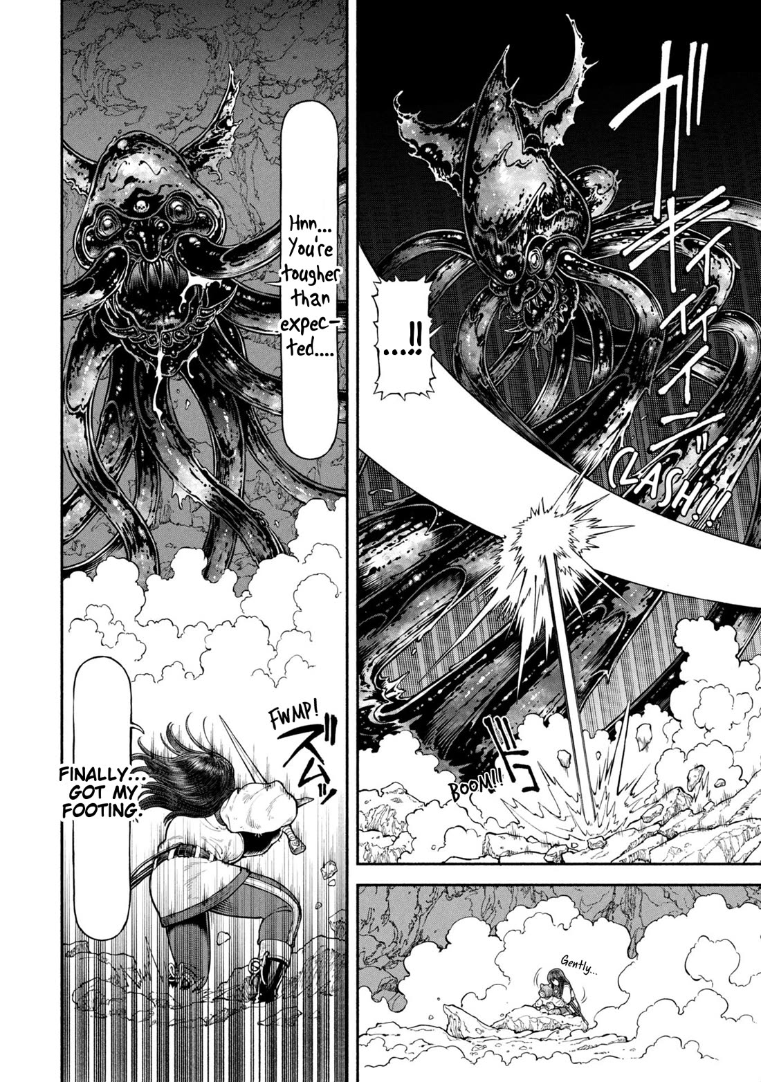 Female Knight and the Kemonomimi Child Chapter 64 page 8 - Chapter 64: Sword Technique "Waterfall Climbing"