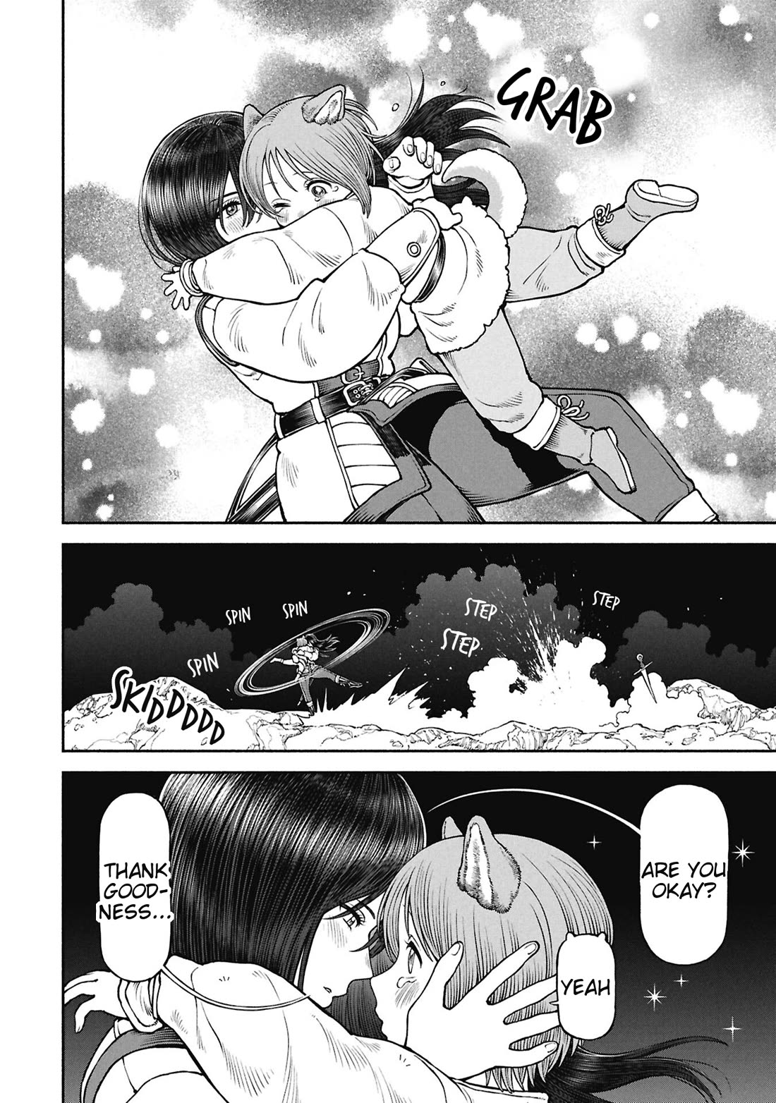 Female Knight and the Kemonomimi Child Chapter 69 page 2 - Chapter 69: Real Combat! Spinning Slash!!