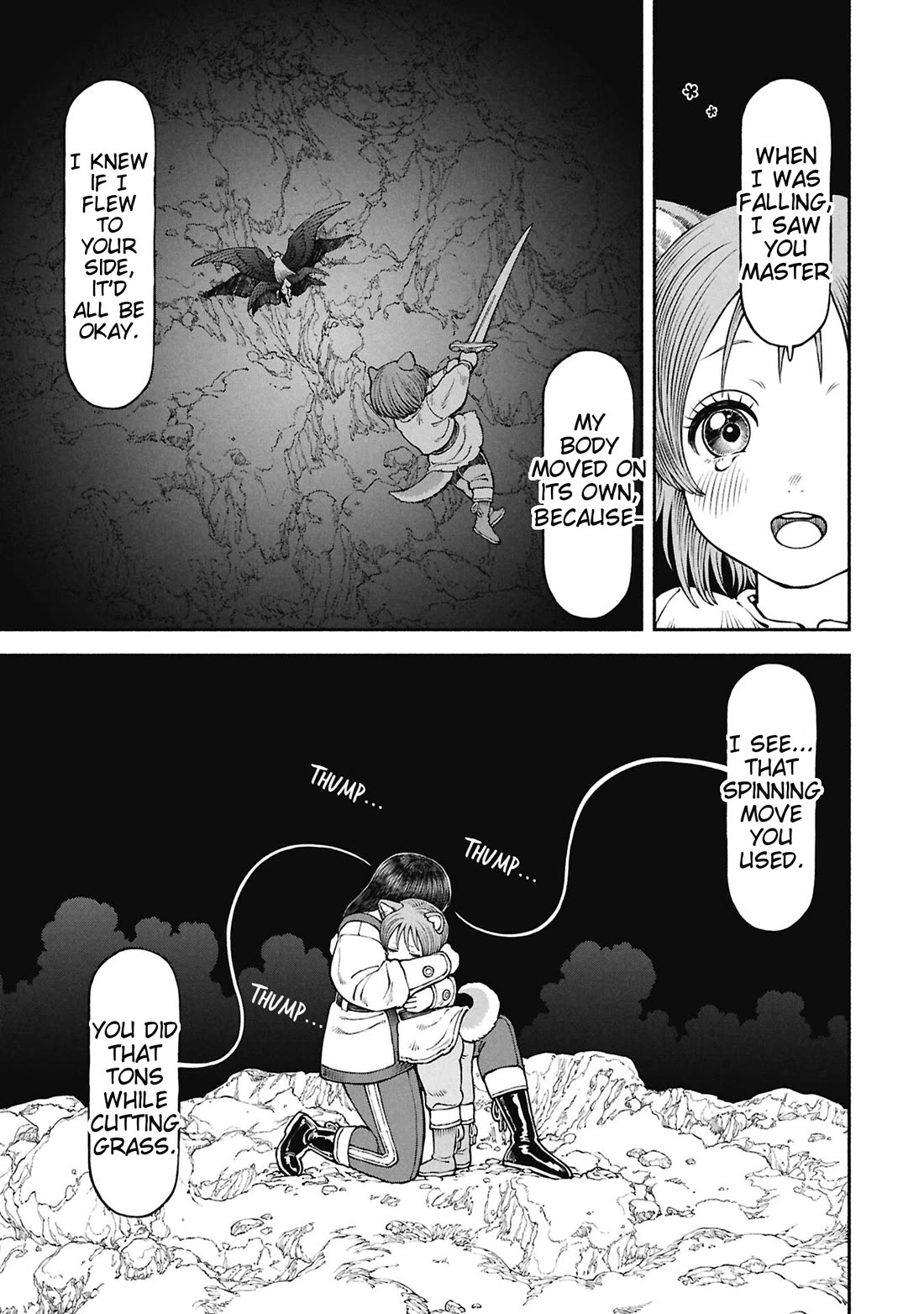 Female Knight and the Kemonomimi Child Chapter 69 page 3 - Chapter 69: Real Combat! Spinning Slash!!