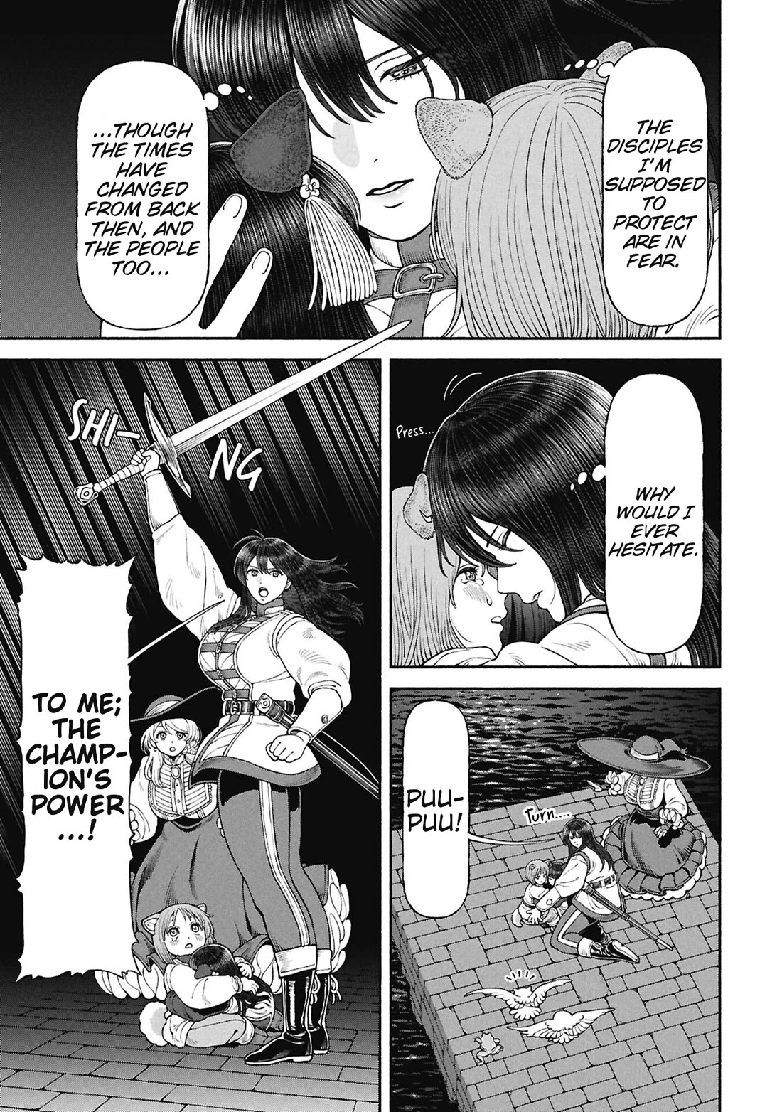Female Knight and the Kemonomimi Child Chapter 73 page 5 - Chapter 73: The Power of the Champion