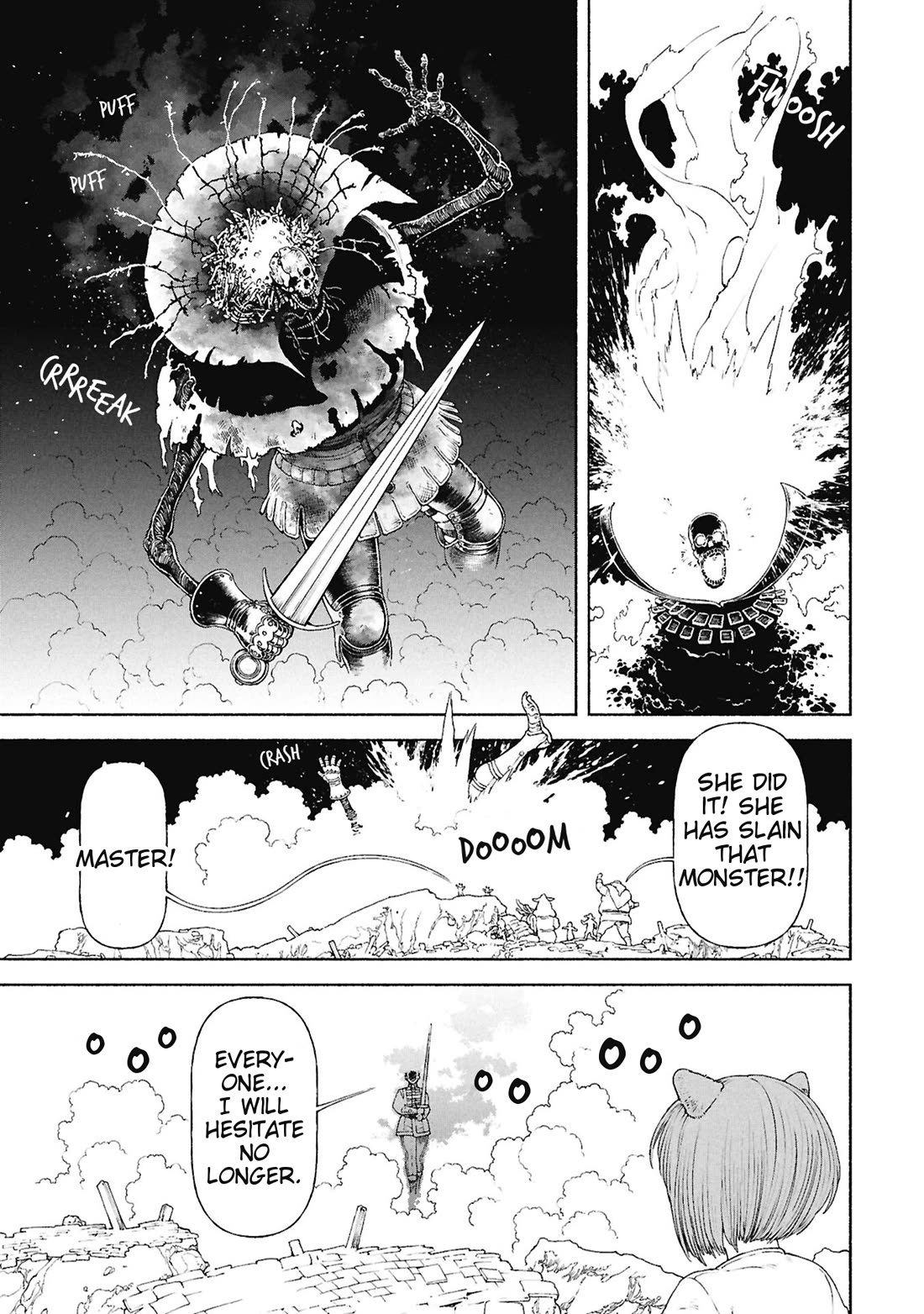 Female Knight and the Kemonomimi Child Chapter 74 page 3 - Chapter 74: The Great Collapse of the Royal Capital