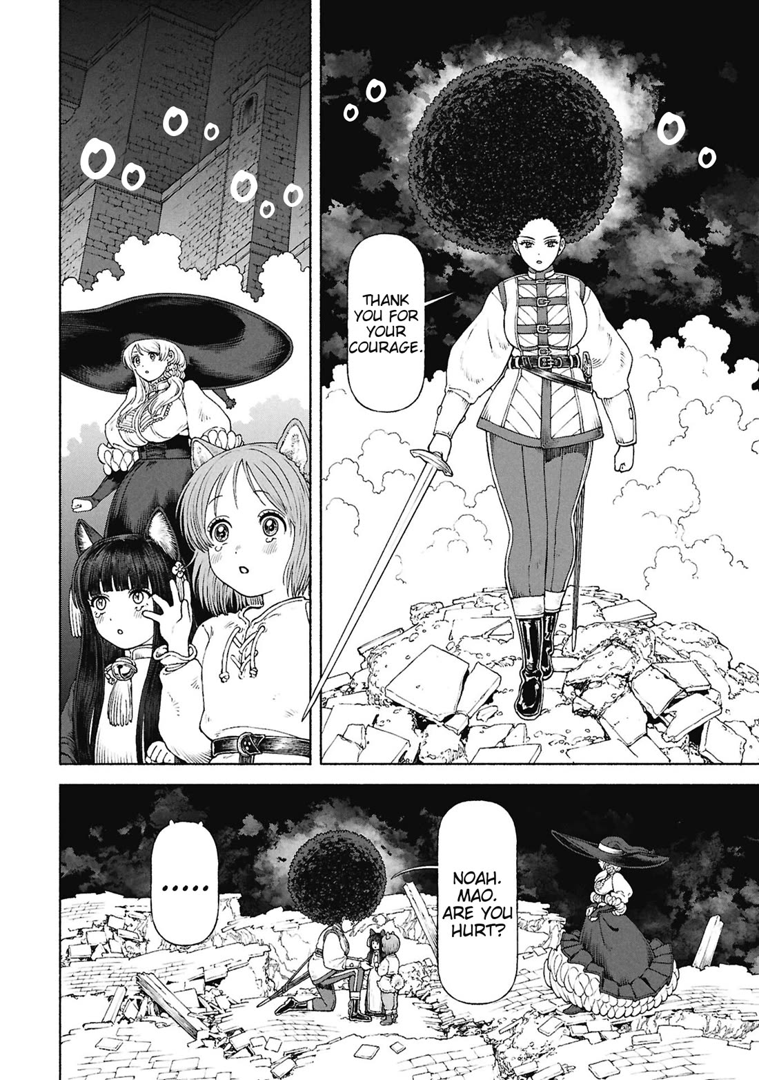 Female Knight and the Kemonomimi Child Chapter 74 page 4 - Chapter 74: The Great Collapse of the Royal Capital