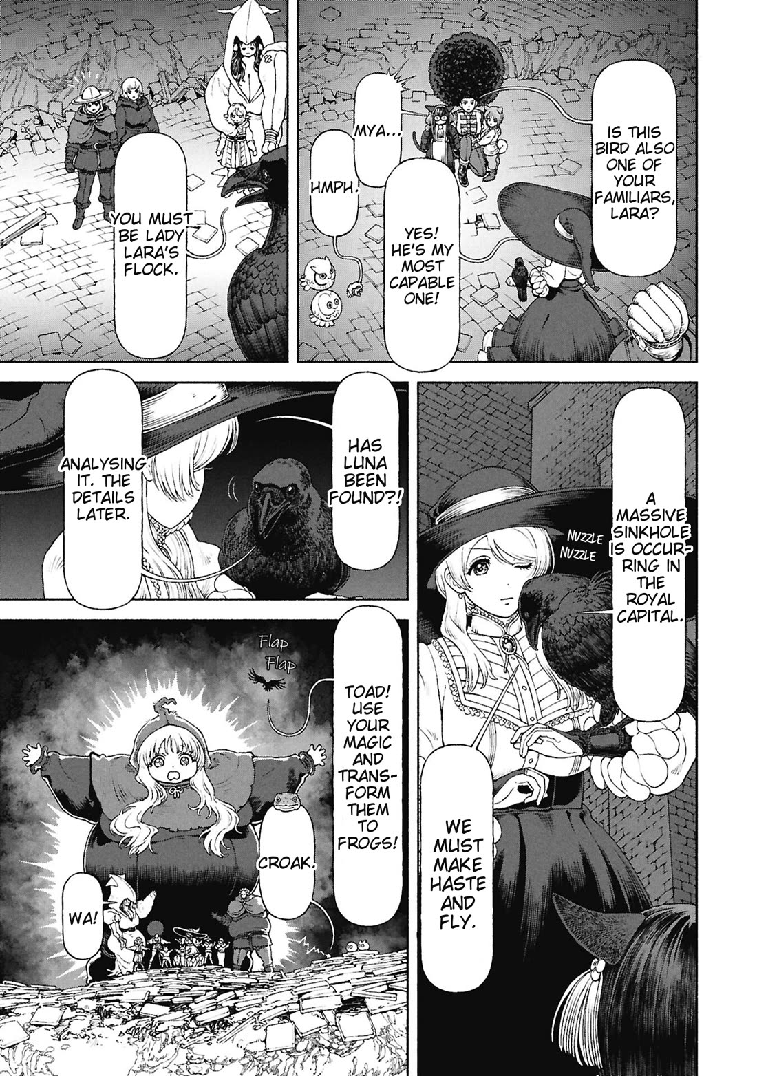 Female Knight and the Kemonomimi Child Chapter 74 page 7 - Chapter 74: The Great Collapse of the Royal Capital