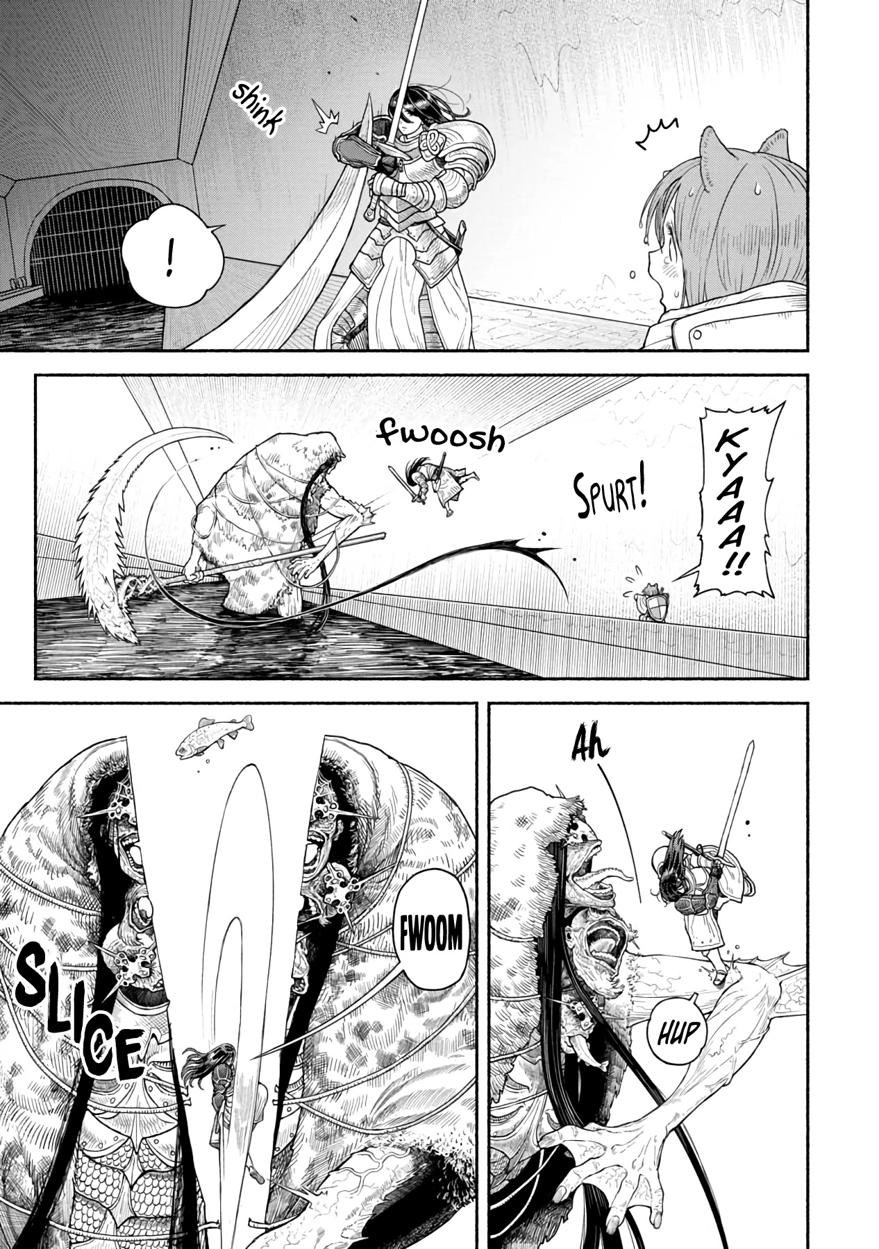 Female Knight and the Kemonomimi Child Chapter 8 page 4 - Chapter 8: Don't Slip