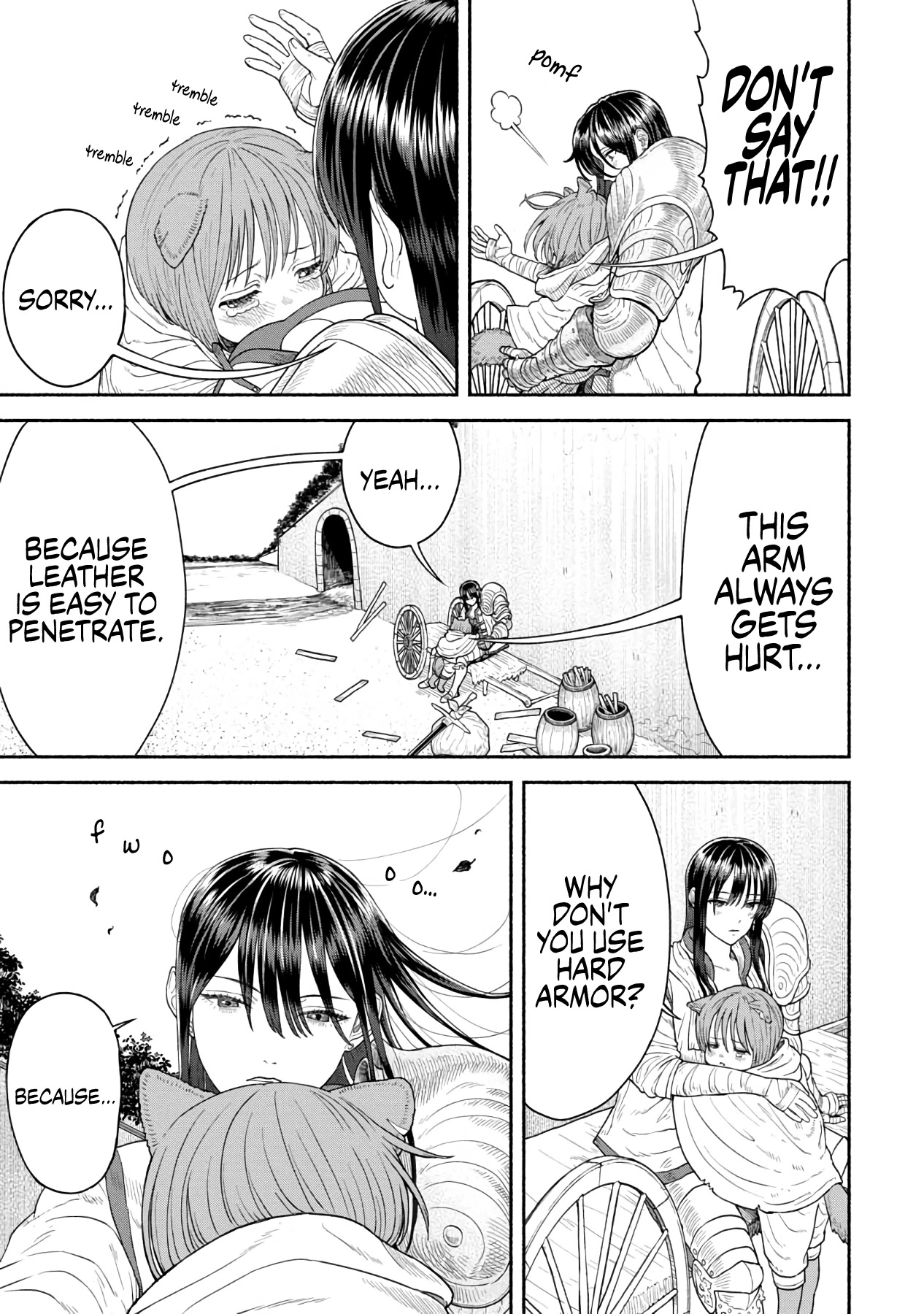 Female Knight and the Kemonomimi Child Chapter 8 page 6 - Chapter 8: Don't Slip