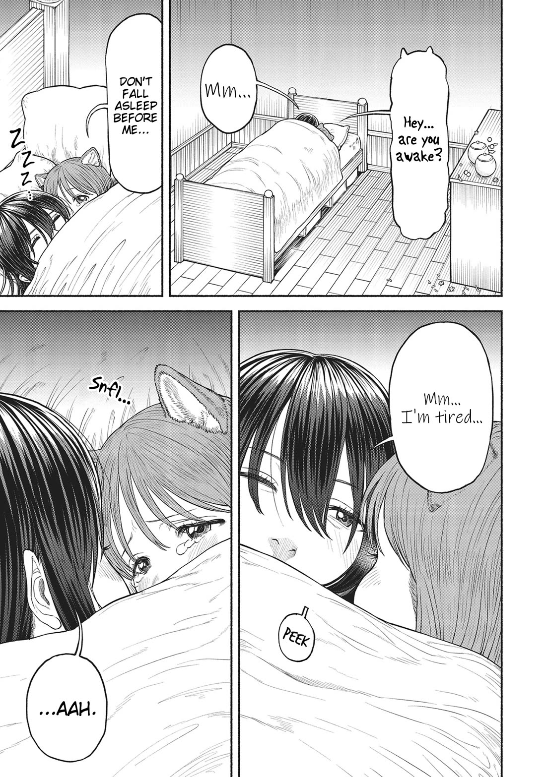 Female Knight and the Kemonomimi Child Chapter 80.3 page 3 - Chapter 80.3: Restless Night