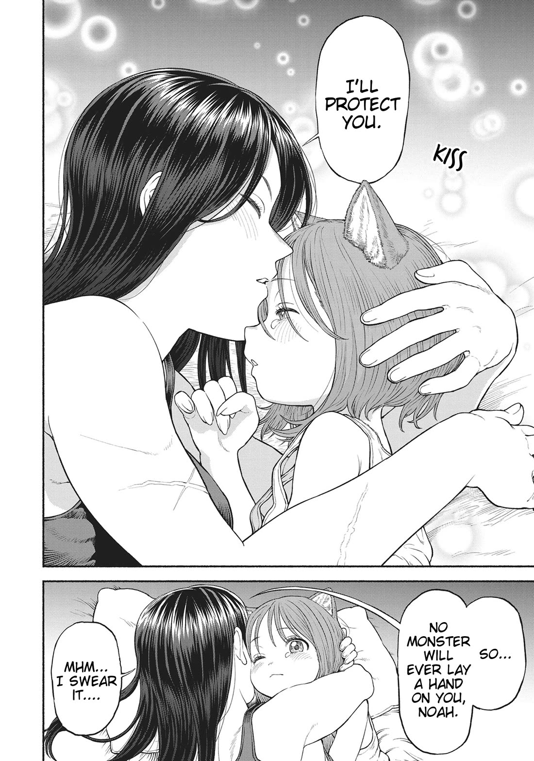 Female Knight and the Kemonomimi Child Chapter 80.3 page 4 - Chapter 80.3: Restless Night