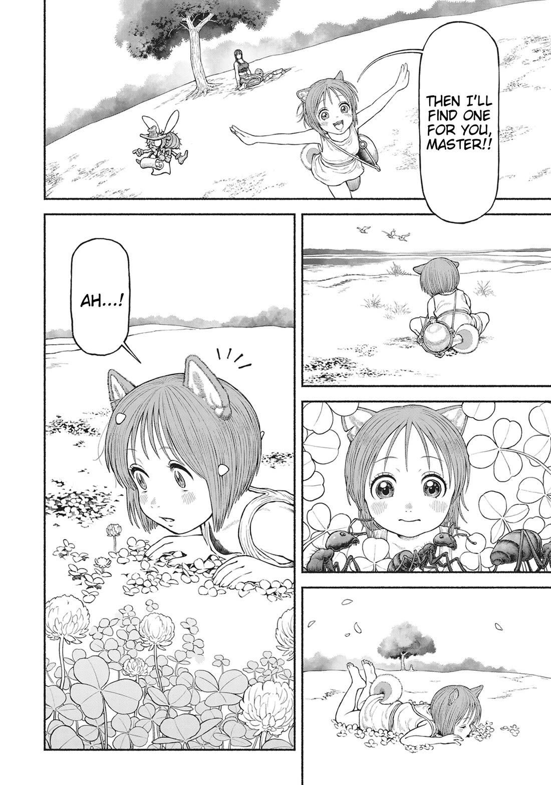 Female Knight and the Kemonomimi Child Chapter 80.4 page 2 - Chapter 80.4: The Hunt for Four-Leaf Clovers