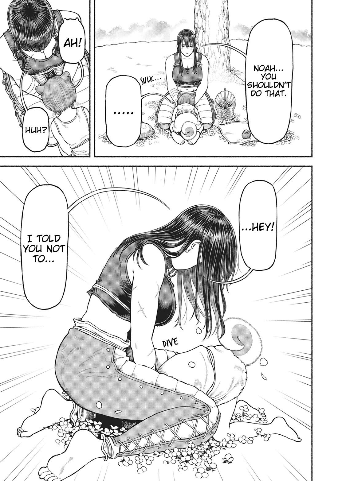 Female Knight and the Kemonomimi Child Chapter 80.4 page 5 - Chapter 80.4: The Hunt for Four-Leaf Clovers