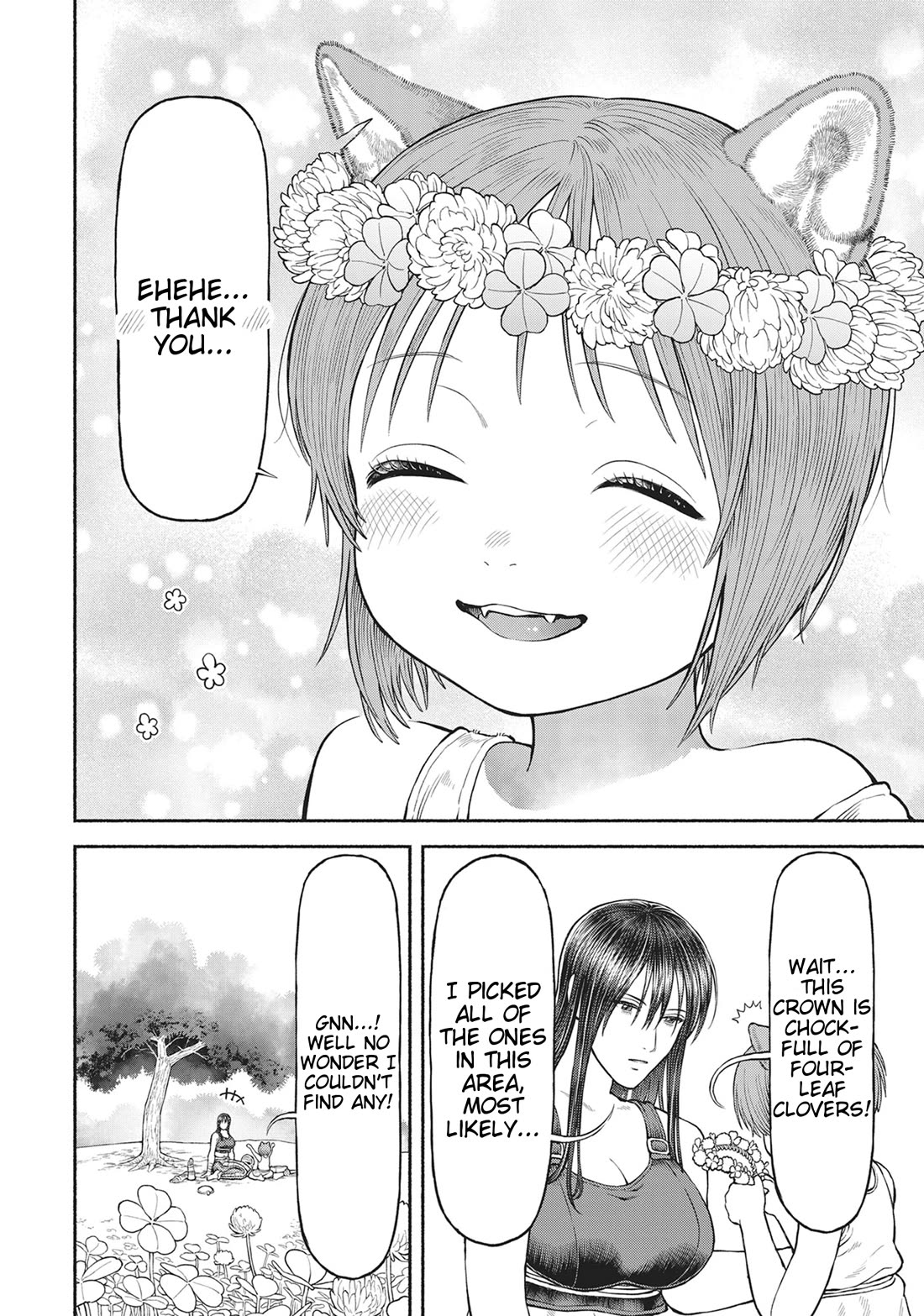 Female Knight and the Kemonomimi Child Chapter 80.4 page 8 - Chapter 80.4: The Hunt for Four-Leaf Clovers