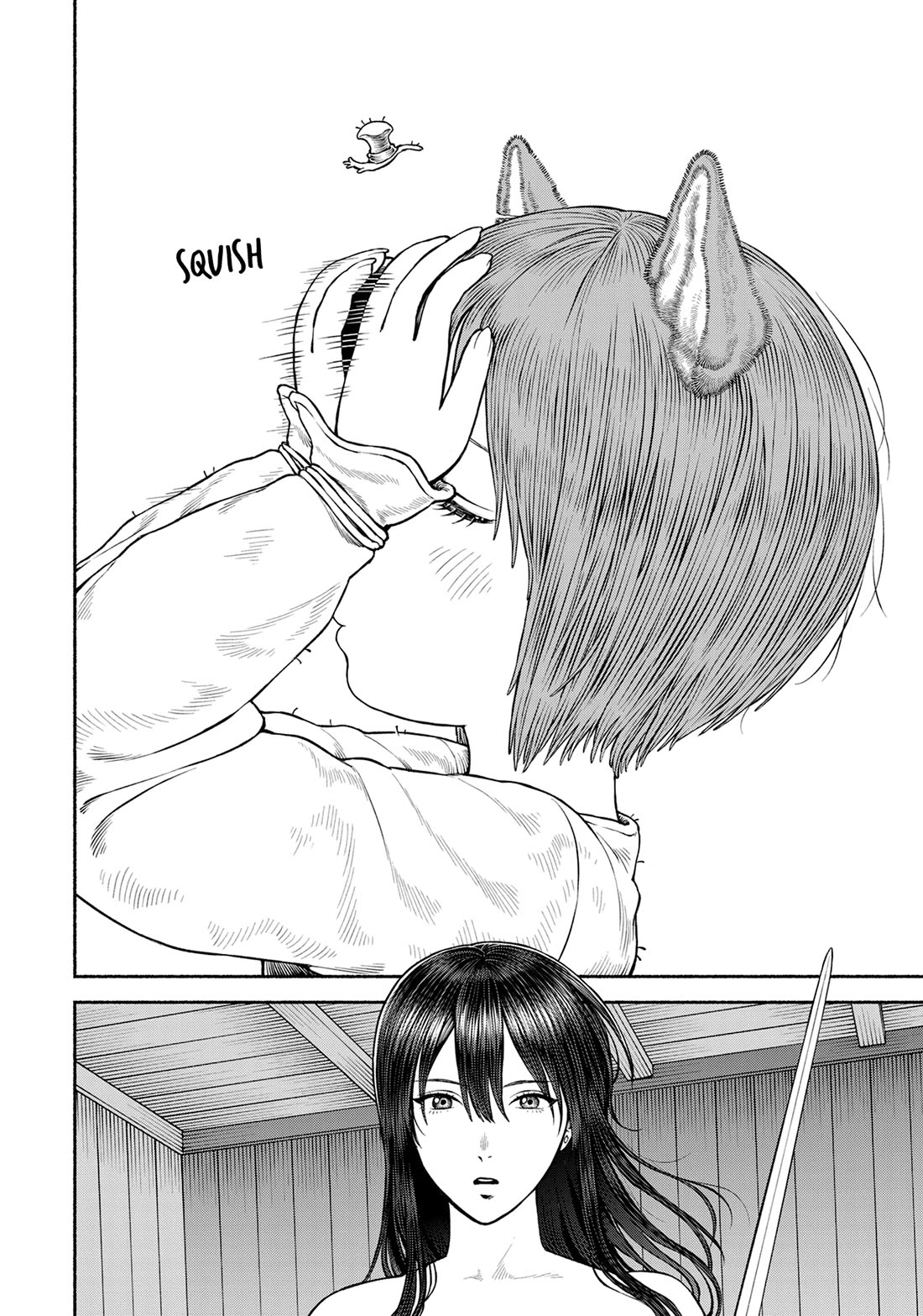 Female Knight and the Kemonomimi Child Chapter 80.5 page 8 - Chapter 80.5: A Stinging Gaze