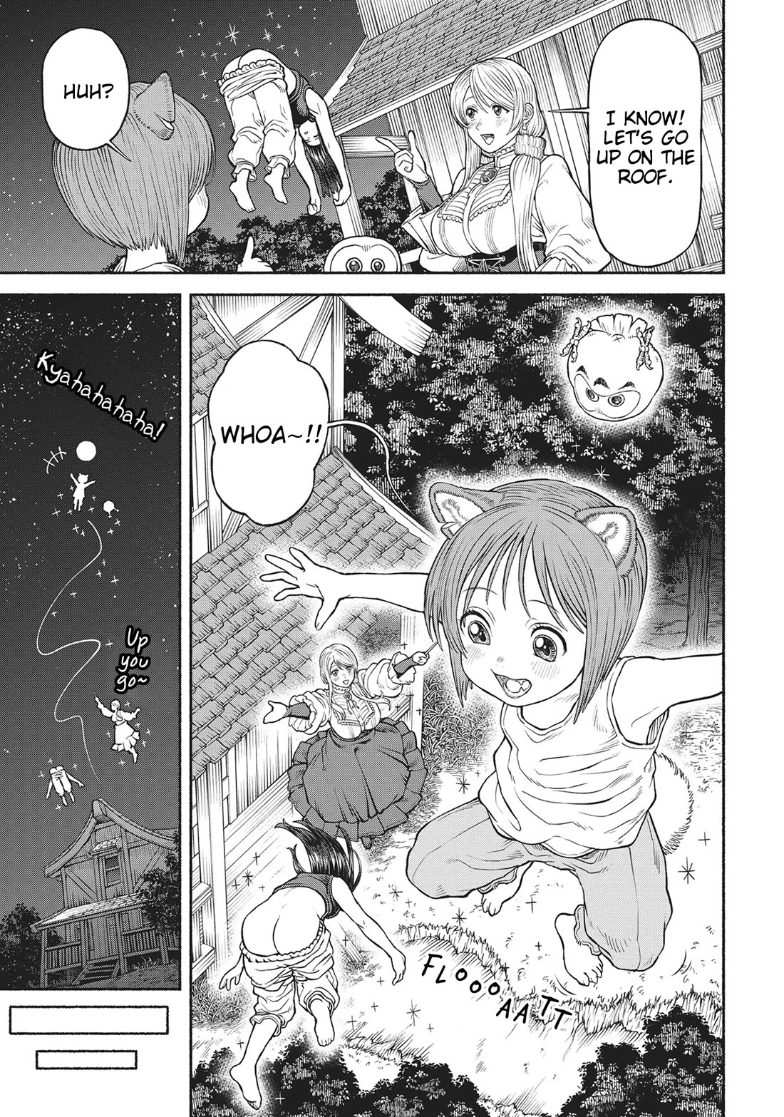 Female Knight and the Kemonomimi Child Chapter 80.7 page 3 - Chapter 80.7: Floating in a Daze