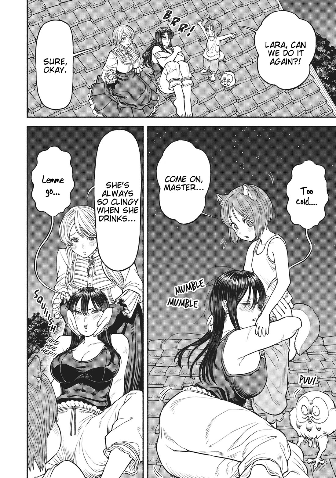 Female Knight and the Kemonomimi Child Chapter 80.7 page 4 - Chapter 80.7: Floating in a Daze