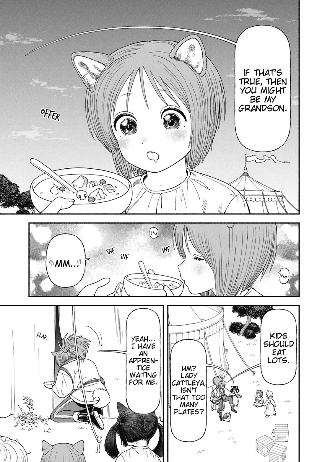 Female Knight and the Kemonomimi Child Chapter 80 page 3 - Chapter 80: Is Master Asleep?
