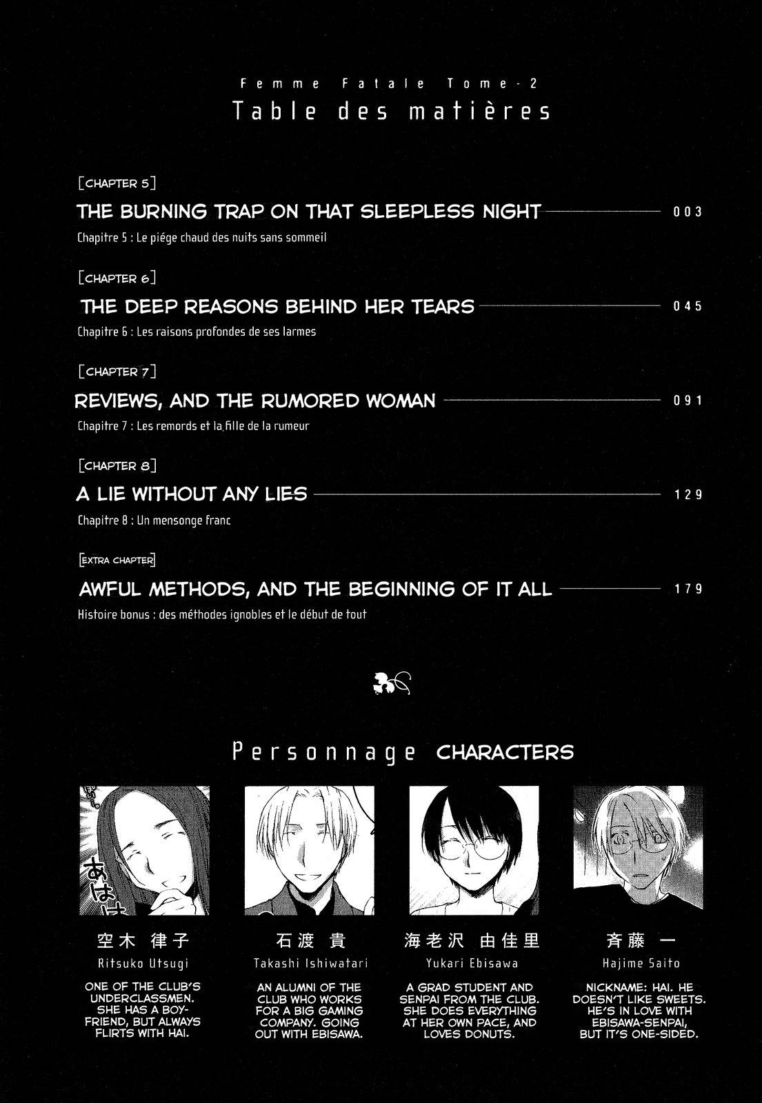 Femme Fatale Chapter 5 page 4 - Chapter 5: The Burning Trap On That Sleepless Night