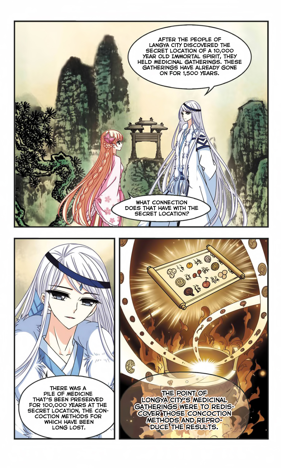 Feng Qi Cang Lan Chapter 58 page 3 - Chapter 58: (165-167) LangYa Medicine Gathering (Part 2)