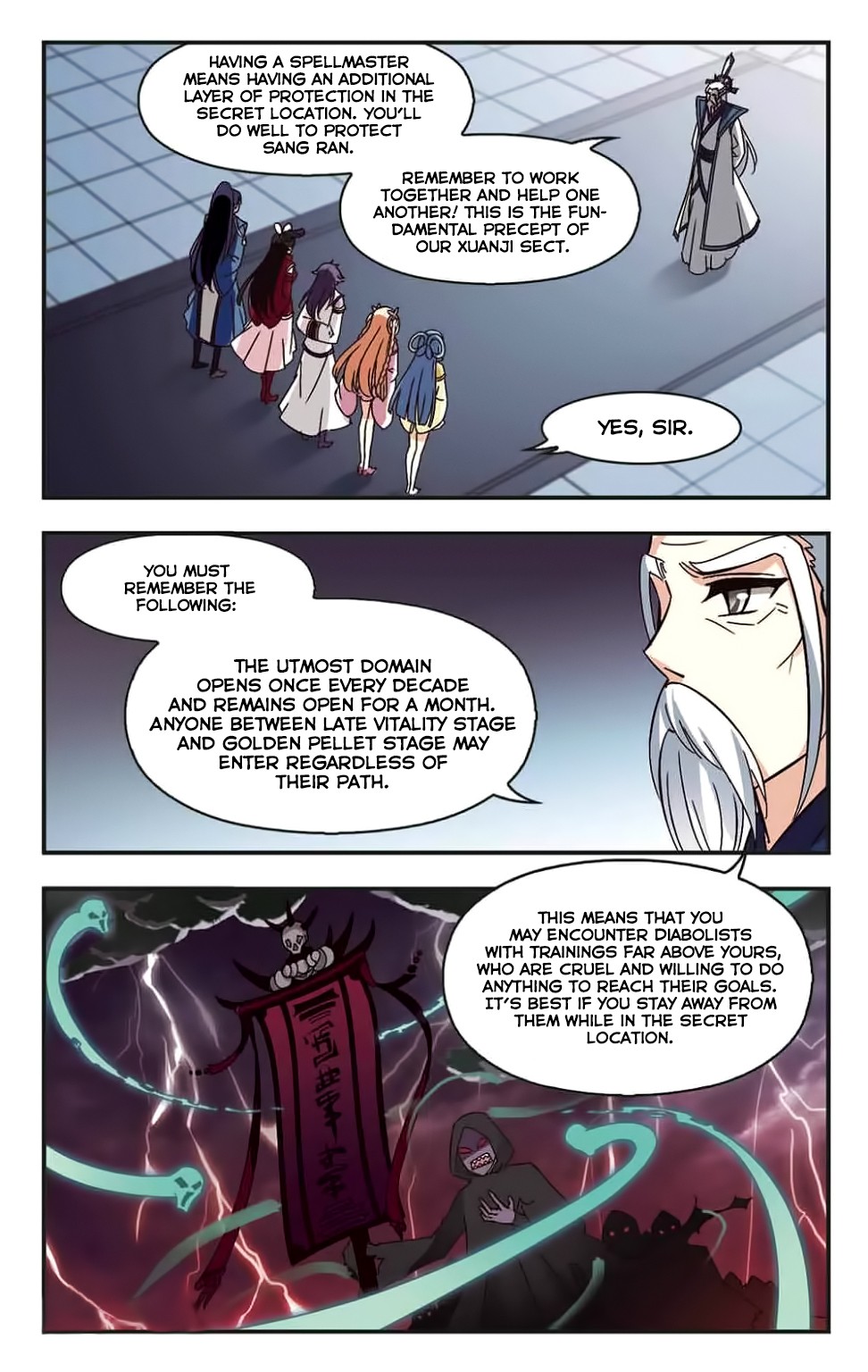 Feng Qi Cang Lan Chapter 81 page 10 - Chapter 81: Utmost Domain Secret Location