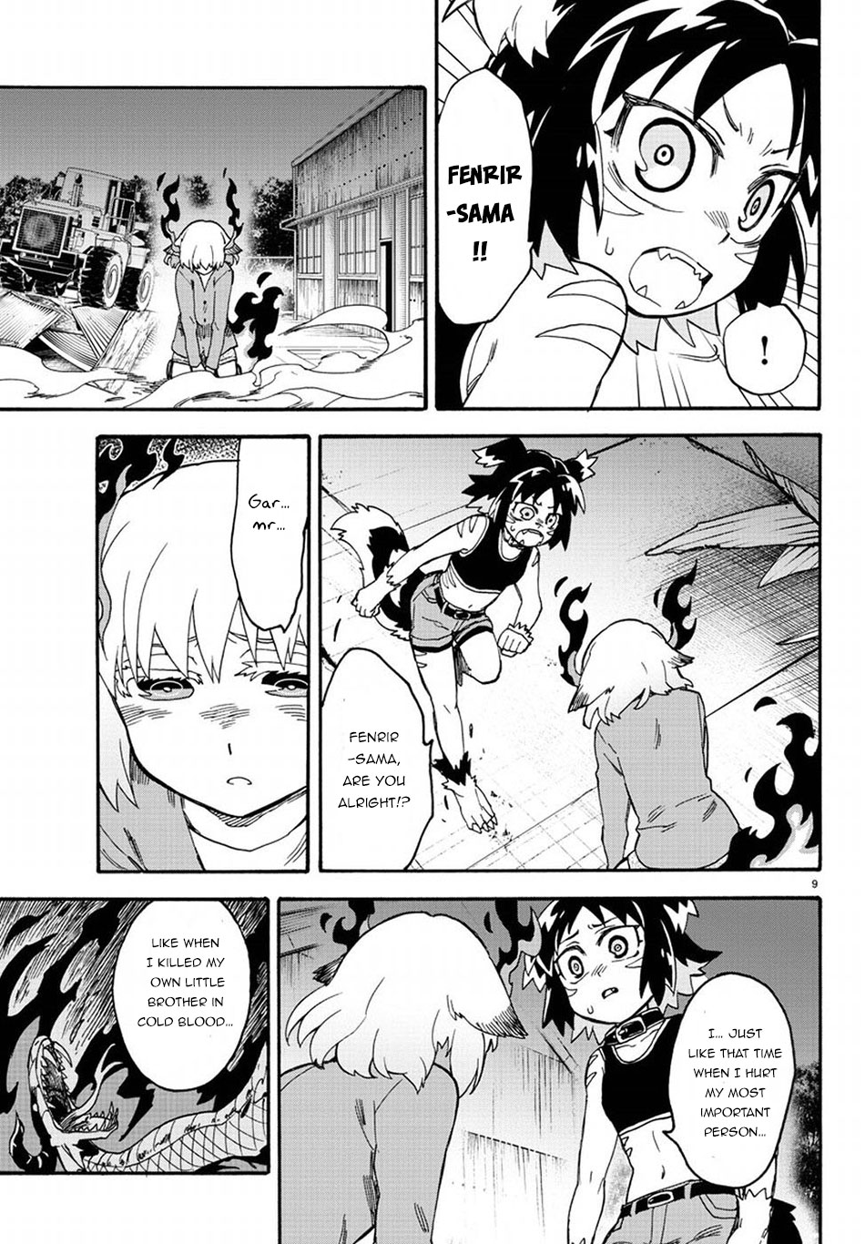 Fenrir-nee-san to Boku Chapter 10 page 13 - Chapter 10: Demonic Hound's King and the God of War
